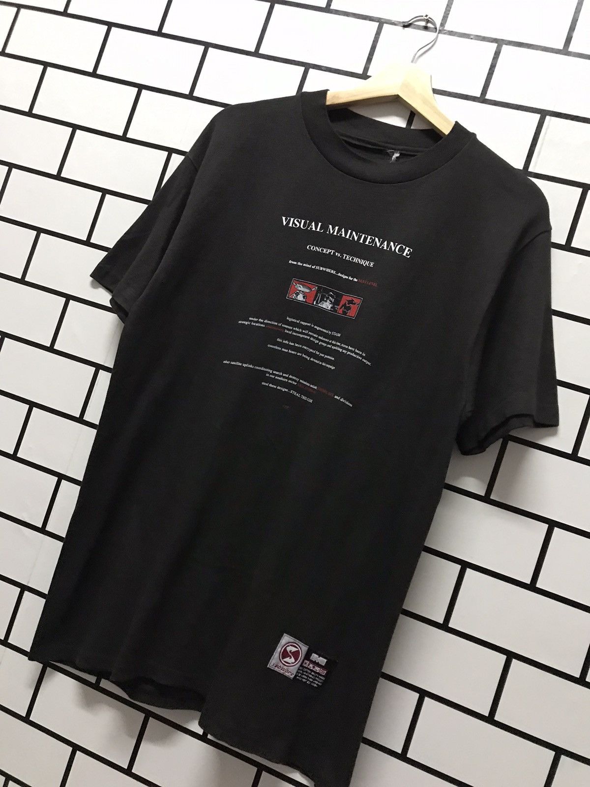 Recon × Subware × Vintage Vintage 90’s Futura & Stash Visual Maintenance Subware Tee Size US M / EU 48-50 / 2 - 4 Thumbnail