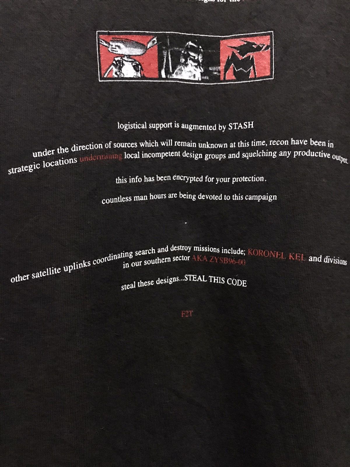 Recon × Subware × Vintage Vintage 90’s Futura & Stash Visual Maintenance Subware Tee Size US M / EU 48-50 / 2 - 8 Thumbnail