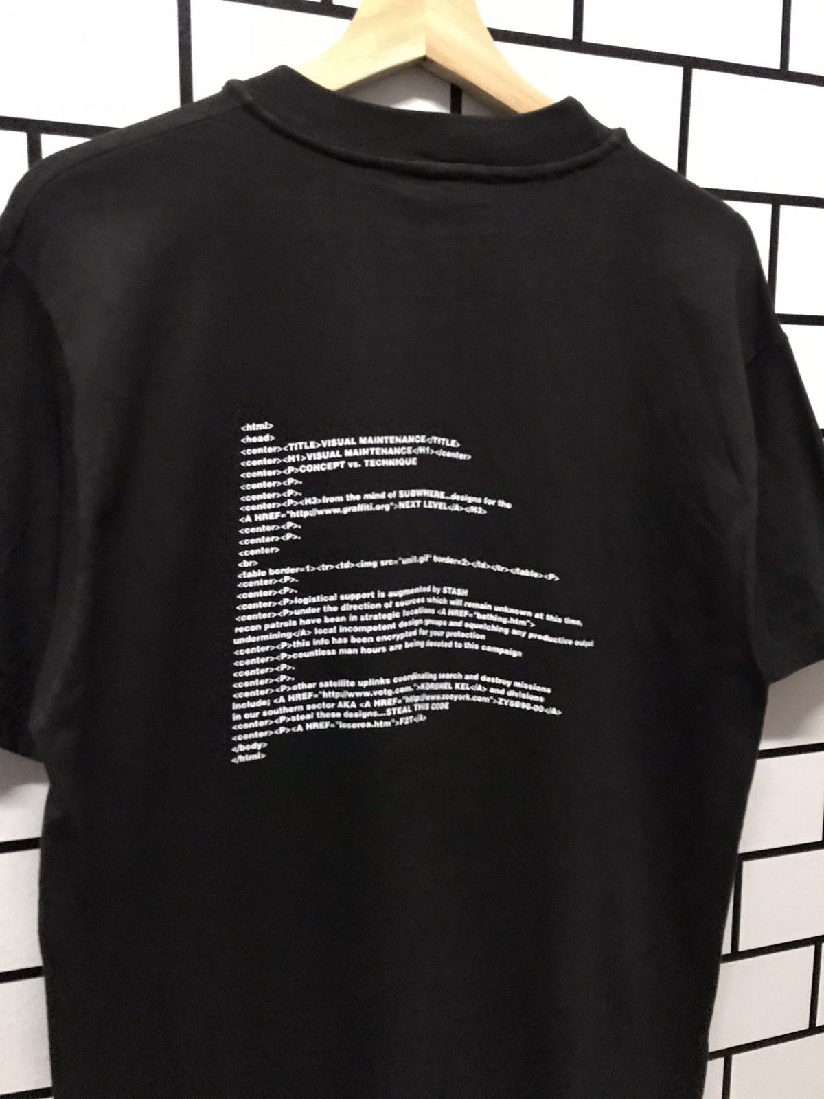 Recon × Subware × Vintage Vintage 90’s Futura & Stash Visual Maintenance Subware Tee Size US M / EU 48-50 / 2 - 11 Thumbnail