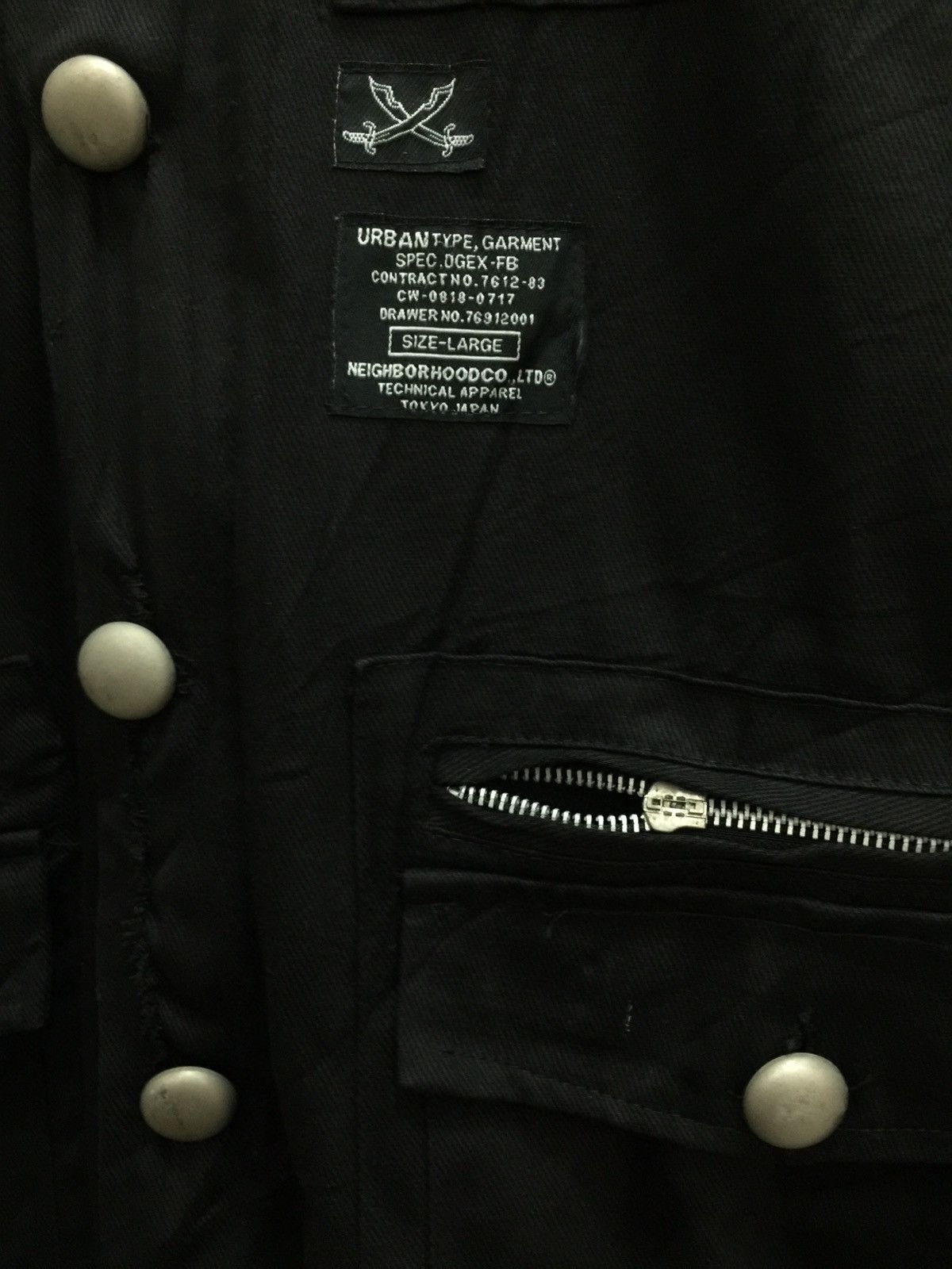 Neighborhood NEIGHBORHOOD TECHNICAL APPAREL TOKYO JAPAN JACKET Size US L / EU 52-54 / 3 - 7 Thumbnail