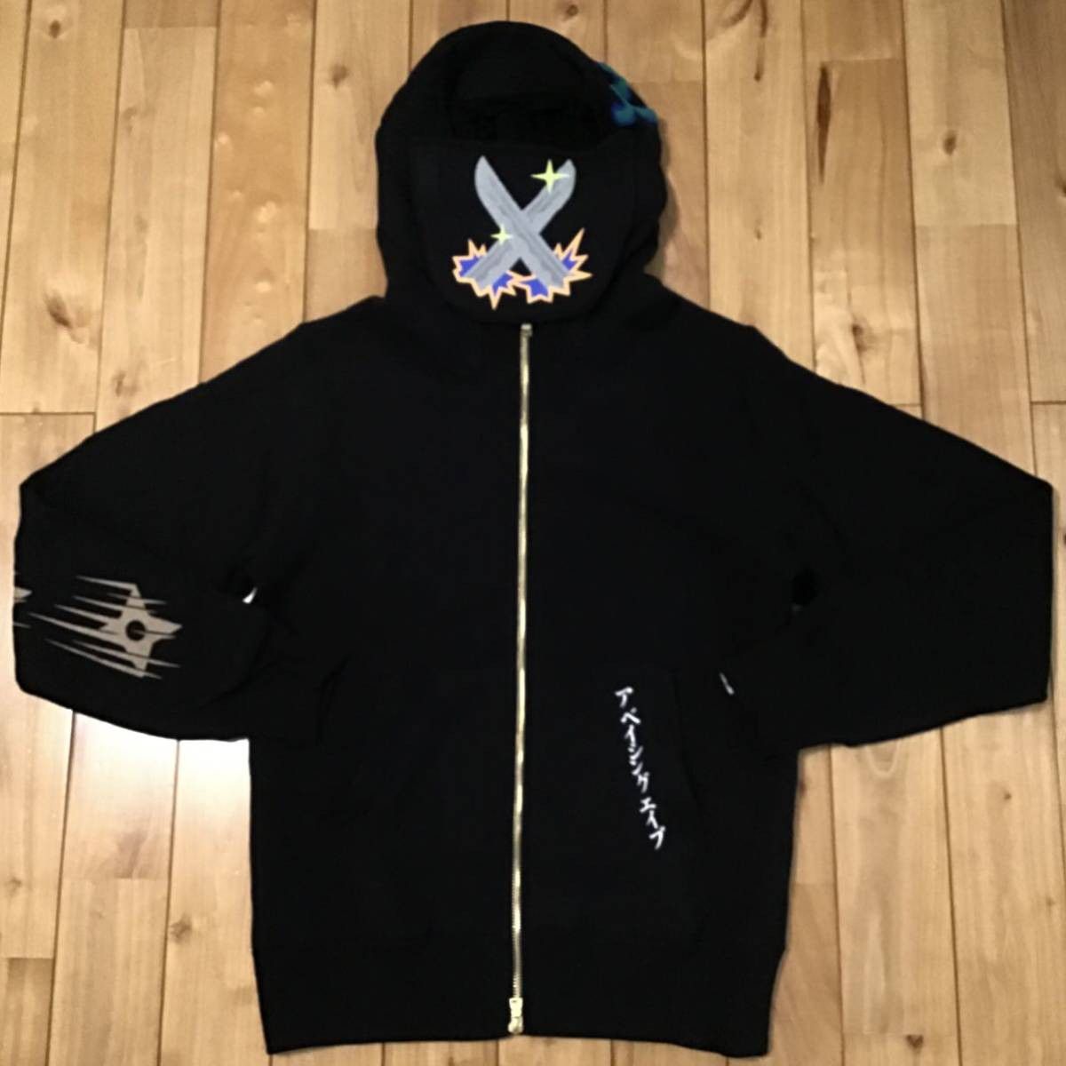 Bape BAPE NINJA ZIP HOODIE Black Size US S / EU 44-46 / 1 - 2 Thumbnail