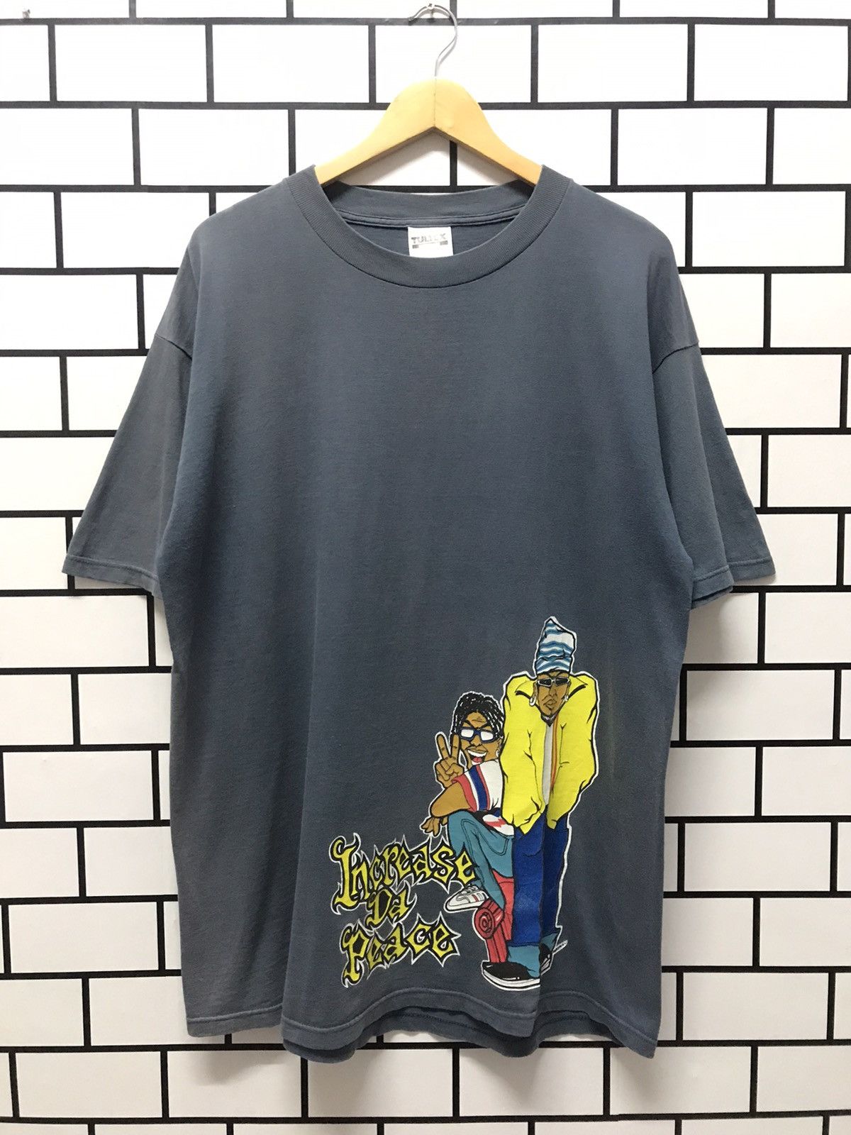 Rap Tees × Vintage Vintage 90’s Hardline hip hop sun faded tee Size US XL / EU 56 / 4 - 1 Thumbnail