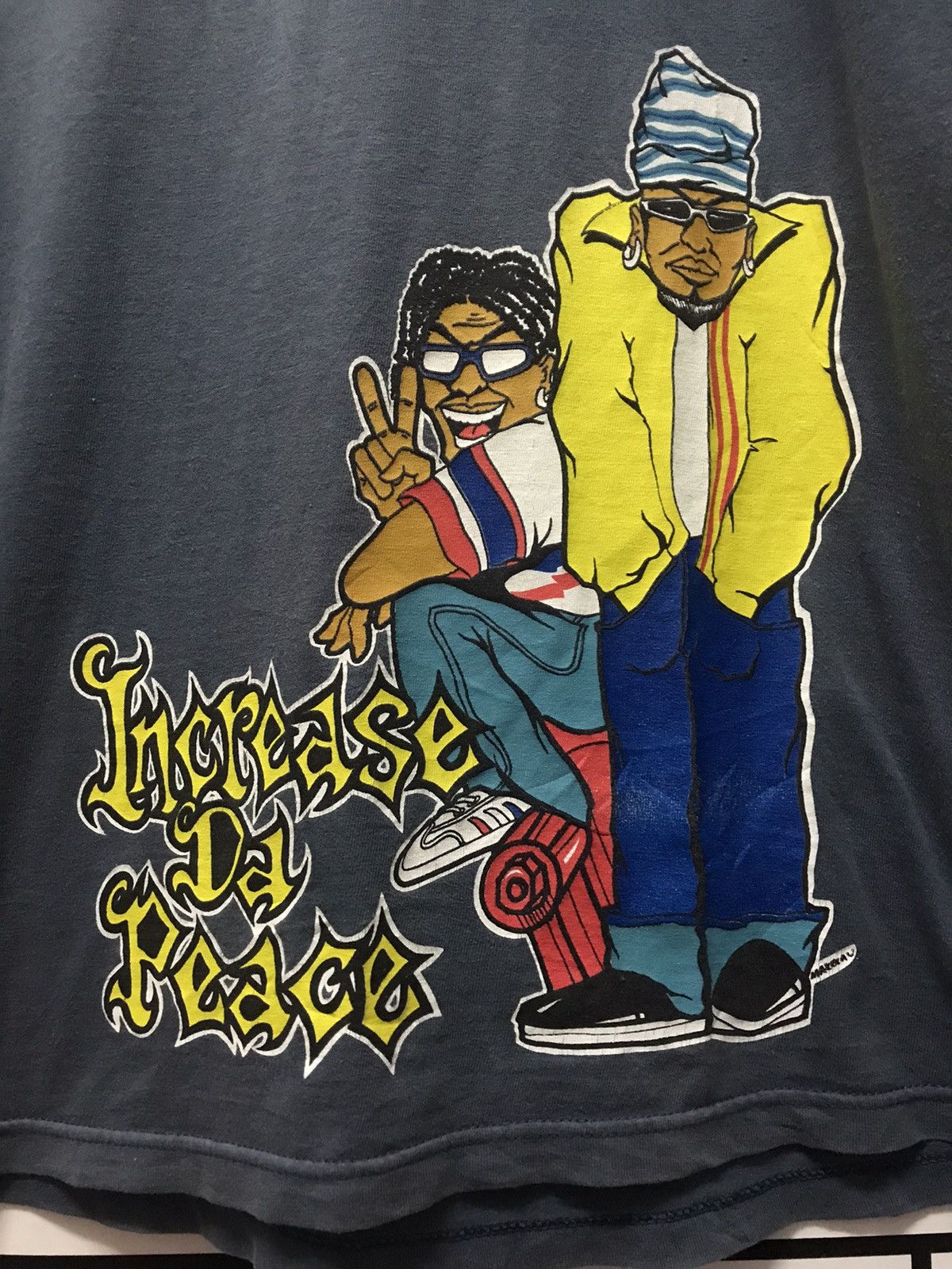 Rap Tees × Vintage Vintage 90’s Hardline hip hop sun faded tee Size US XL / EU 56 / 4 - 6 Thumbnail