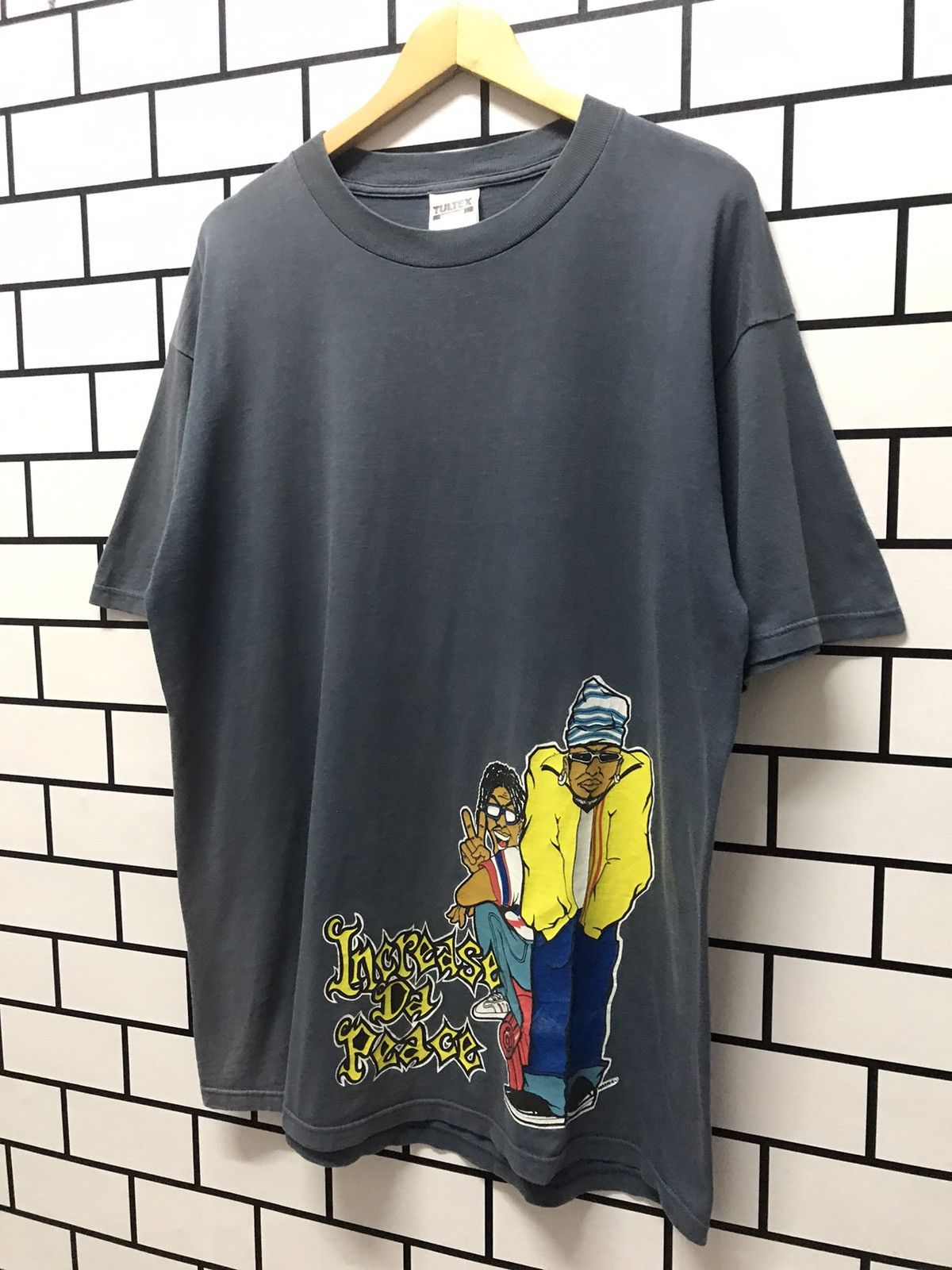 Rap Tees × Vintage Vintage 90’s Hardline hip hop sun faded tee Size US XL / EU 56 / 4 - 4 Thumbnail
