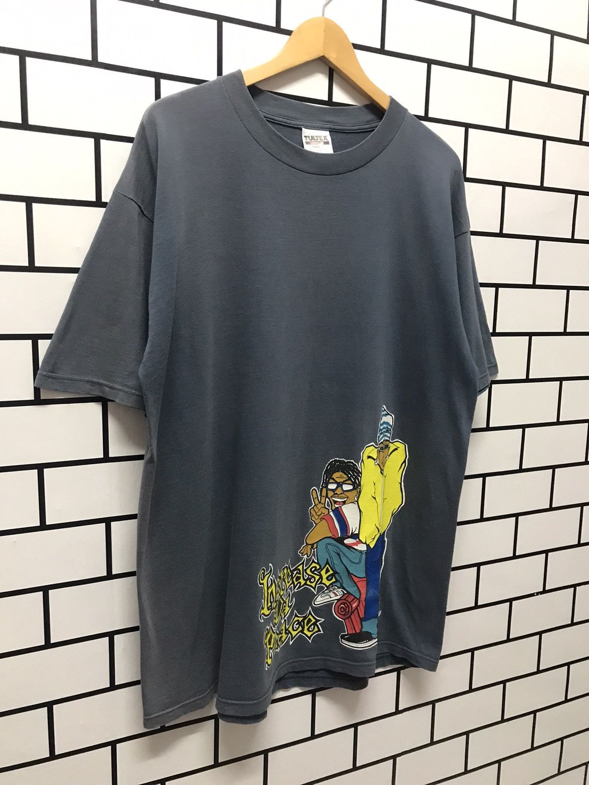 Rap Tees × Vintage Vintage 90’s Hardline hip hop sun faded tee Size US XL / EU 56 / 4 - 5 Thumbnail