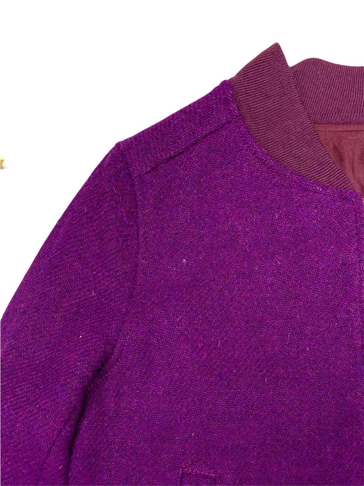 Harris Tweed × Journal Standard VINTAGE HARRIS TWEED x JOURNAL STANDARD WOOL BLEND JACKET Size S / US 4 / IT 40 - 6 Thumbnail