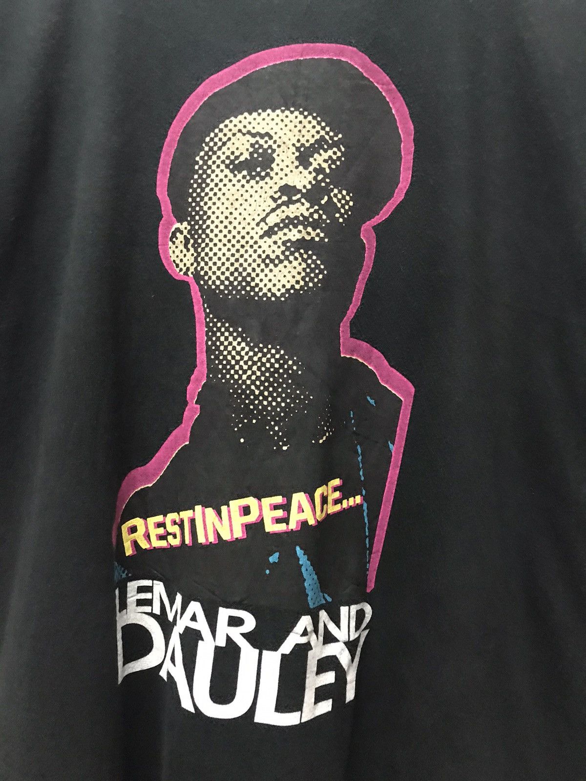 Lemar & Dauley × Rap Tees × Vintage Vintage Lemar And Dauley R.I.P Sun faded tshirt Size US L / EU 52-54 / 3 - 3 Thumbnail