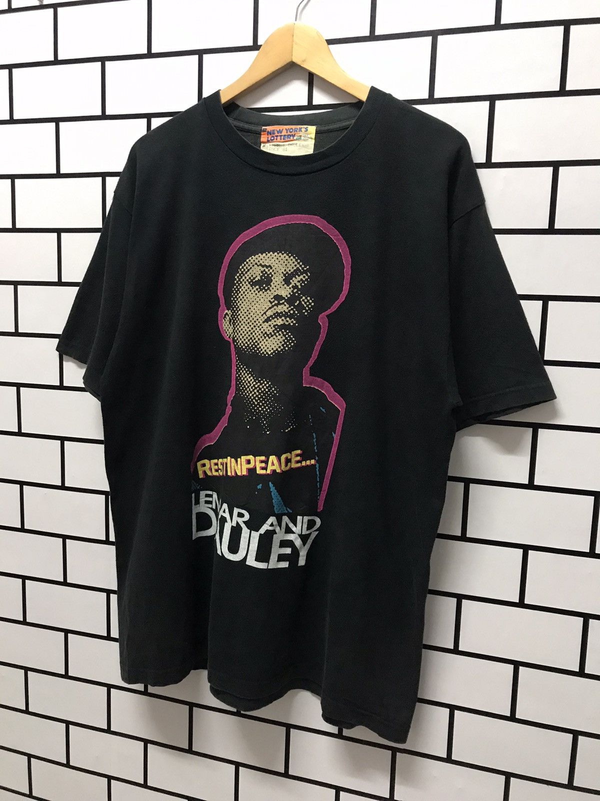 Lemar & Dauley × Rap Tees × Vintage Vintage Lemar And Dauley R.I.P Sun faded tshirt Size US L / EU 52-54 / 3 - 5 Thumbnail