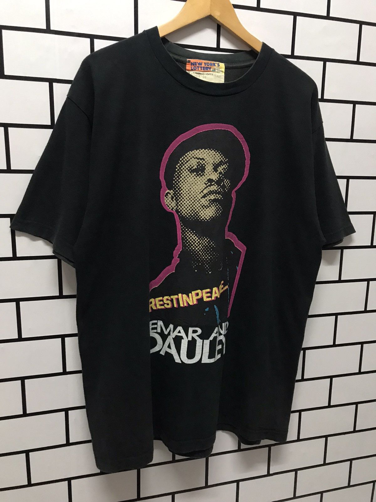 Lemar & Dauley × Rap Tees × Vintage Vintage Lemar And Dauley R.I.P Sun faded tshirt Size US L / EU 52-54 / 3 - 2 Thumbnail