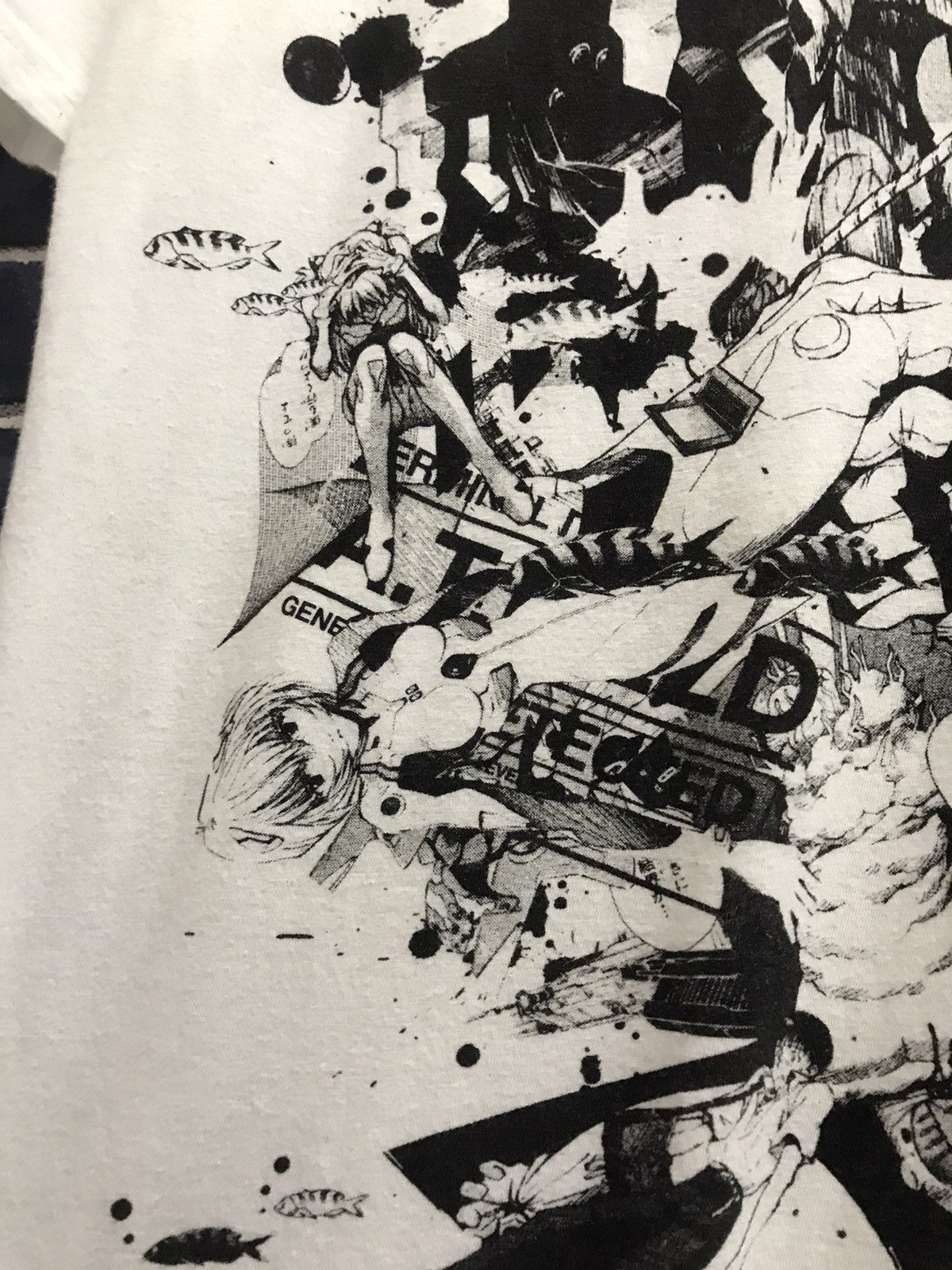 Anime × Japanese Brand × Vintage Vintage Evangelion Illustration Graphic Official tee Size US M / EU 48-50 / 2 - 6 Thumbnail