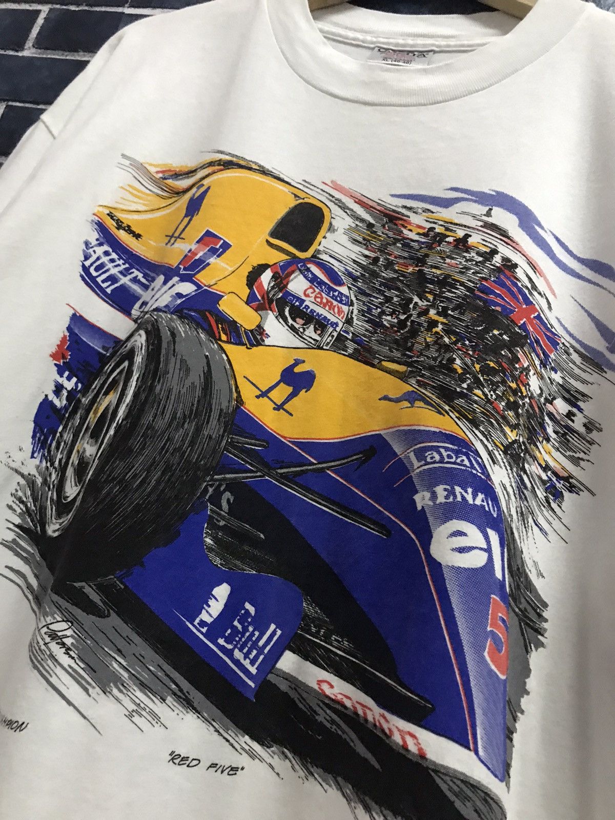Vintage Vintage 90’s F1 Bill Paterson Art Williams Alain Prost Tee Size US XL / EU 56 / 4 - 6 Thumbnail