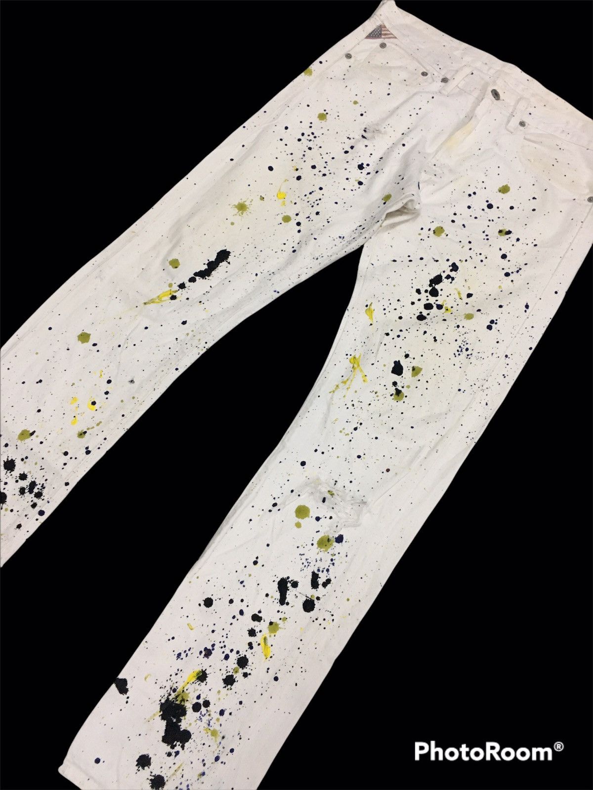 Denim & Supply Ralph Lauren × Ralph Lauren Denim & Supply Ralph Lauren Painted Distressed Size US 33 - 4 Thumbnail