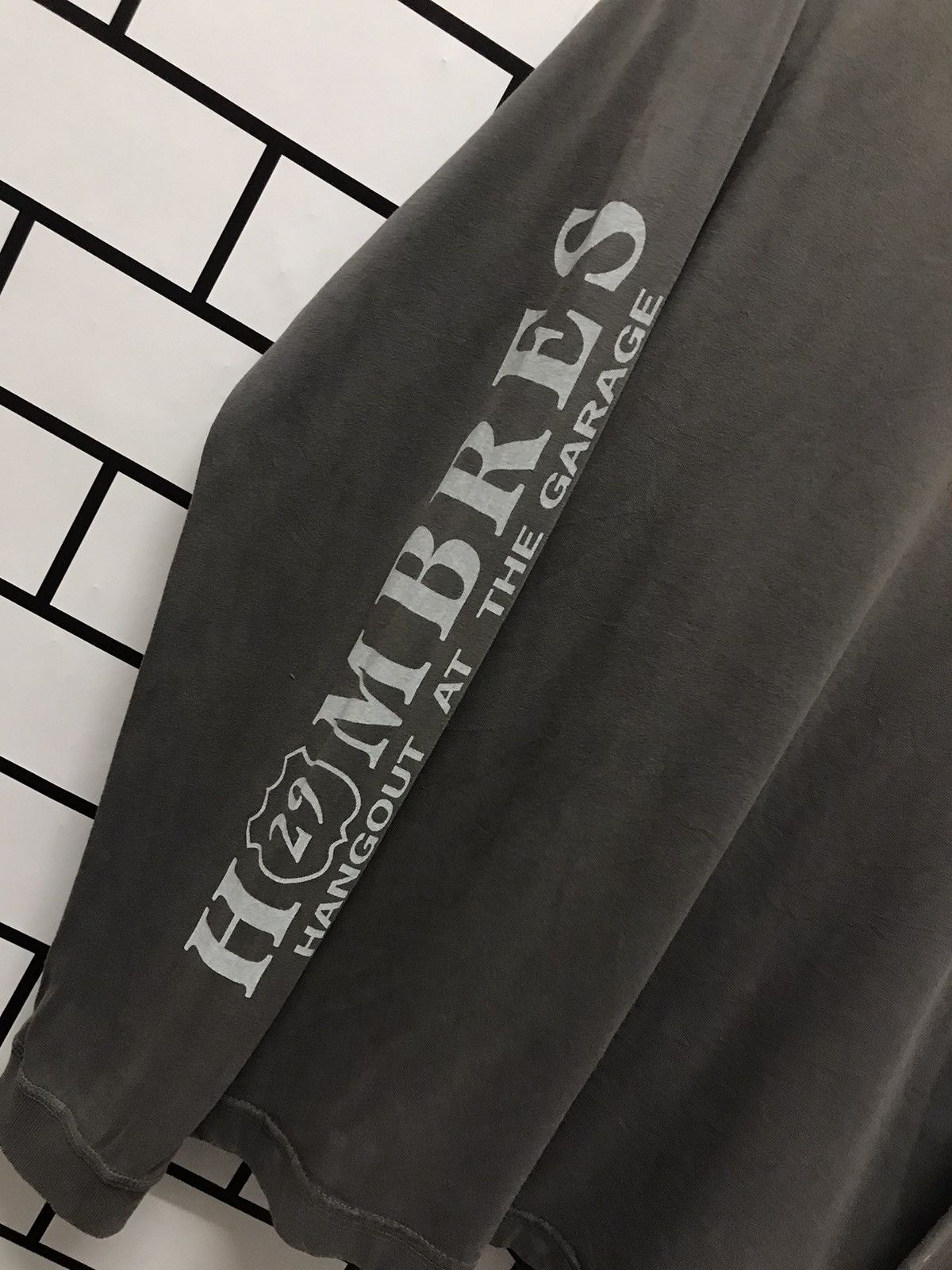 Designer × Japanese Brand × Vintage 291295 Homme japan long sleeve distressed tshirt Size US M / EU 48-50 / 2 - 5 Thumbnail