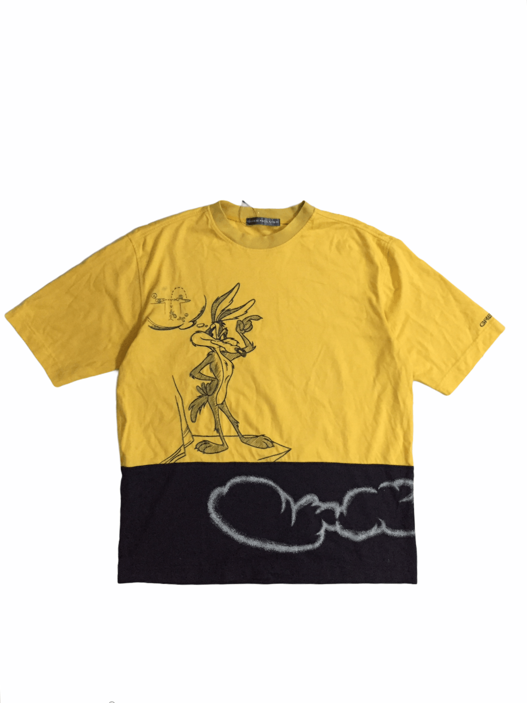 Cartoon Network × Japanese Brand × Vintage Vtg 2001 Wile E. Coyote and the Road Runner chain stitch Size US L / EU 52-54 / 3 - 1 Thumbnail