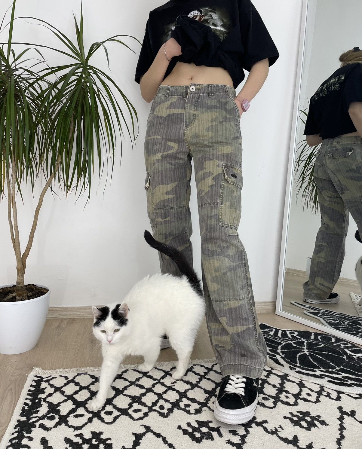 Alpha Industries Vintage Alpha Industries Tactical Military Cargo Pants Size US 28 / EU 44 - 6 Thumbnail