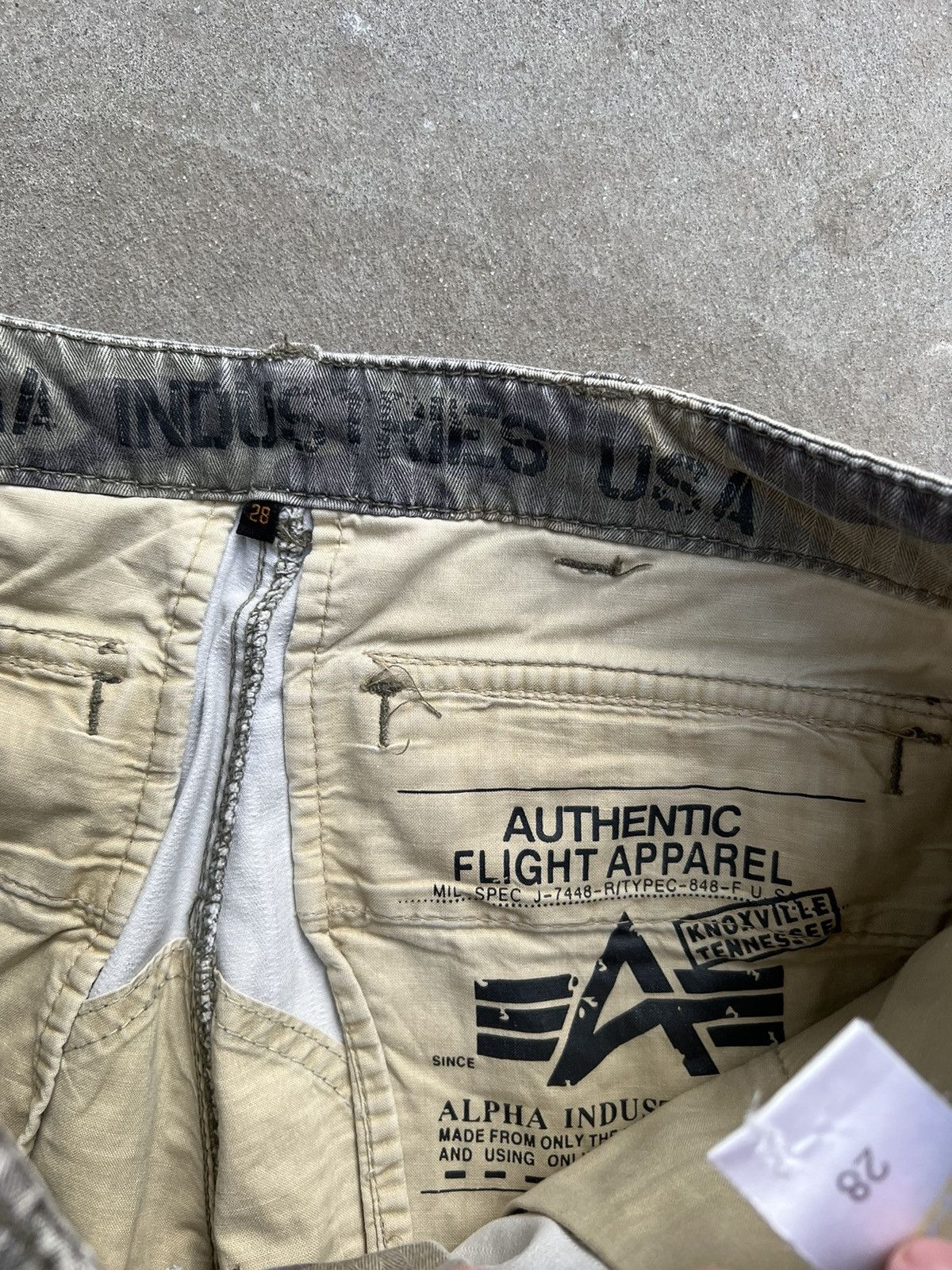 Alpha Industries Vintage Alpha Industries Tactical Military Cargo Pants Size US 28 / EU 44 - 13 Thumbnail