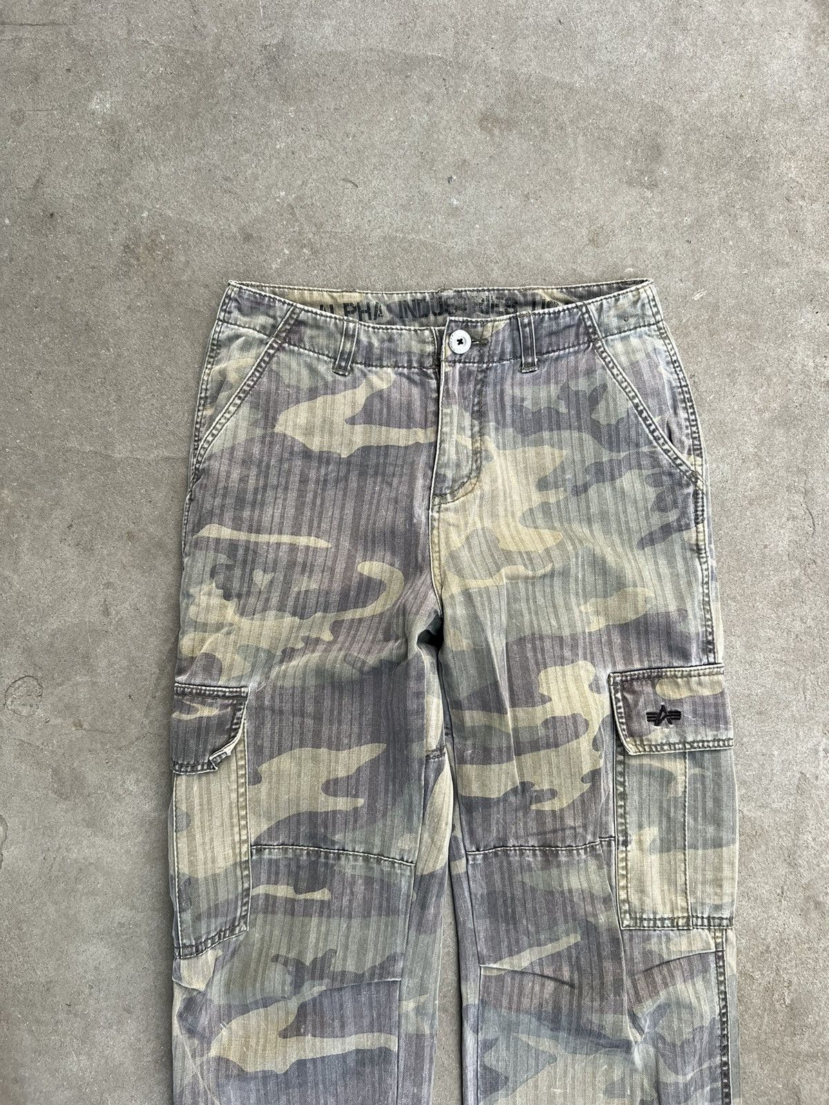 Alpha Industries Vintage Alpha Industries Tactical Military Cargo Pants Size US 28 / EU 44 - 10 Thumbnail