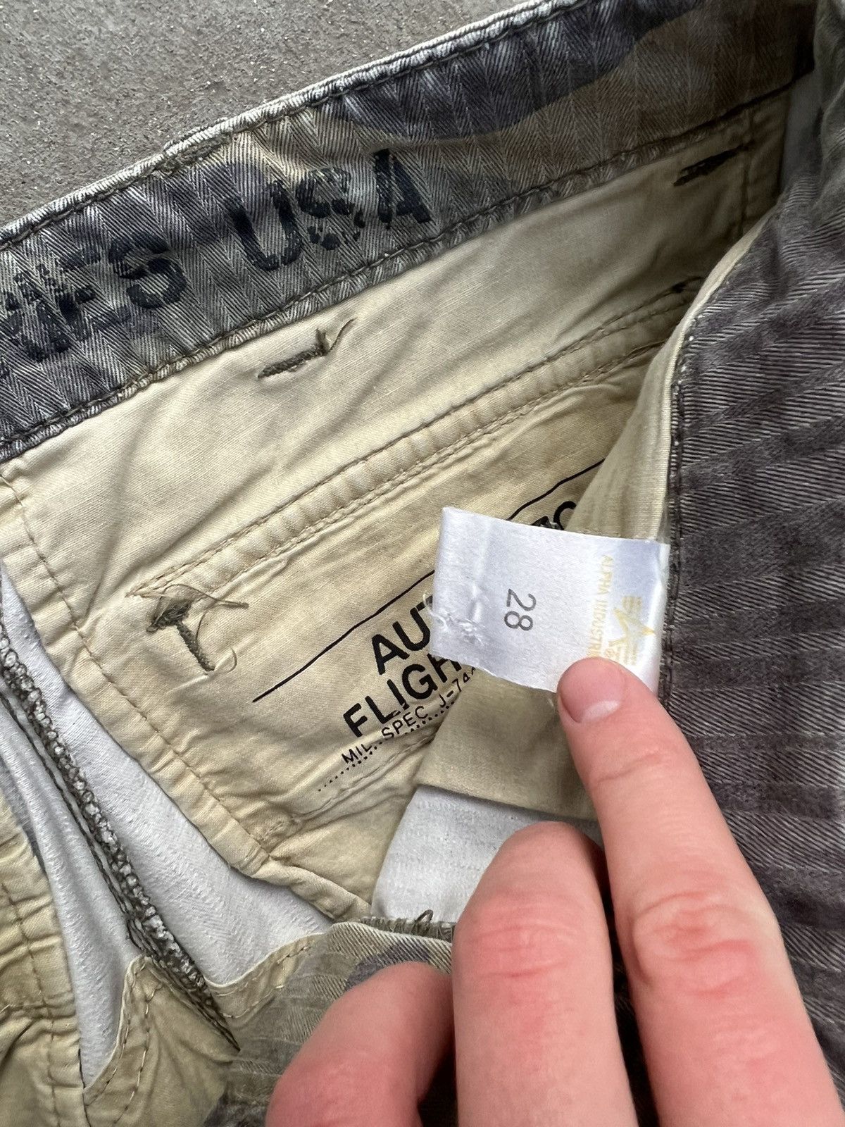 Alpha Industries Vintage Alpha Industries Tactical Military Cargo Pants Size US 28 / EU 44 - 12 Thumbnail