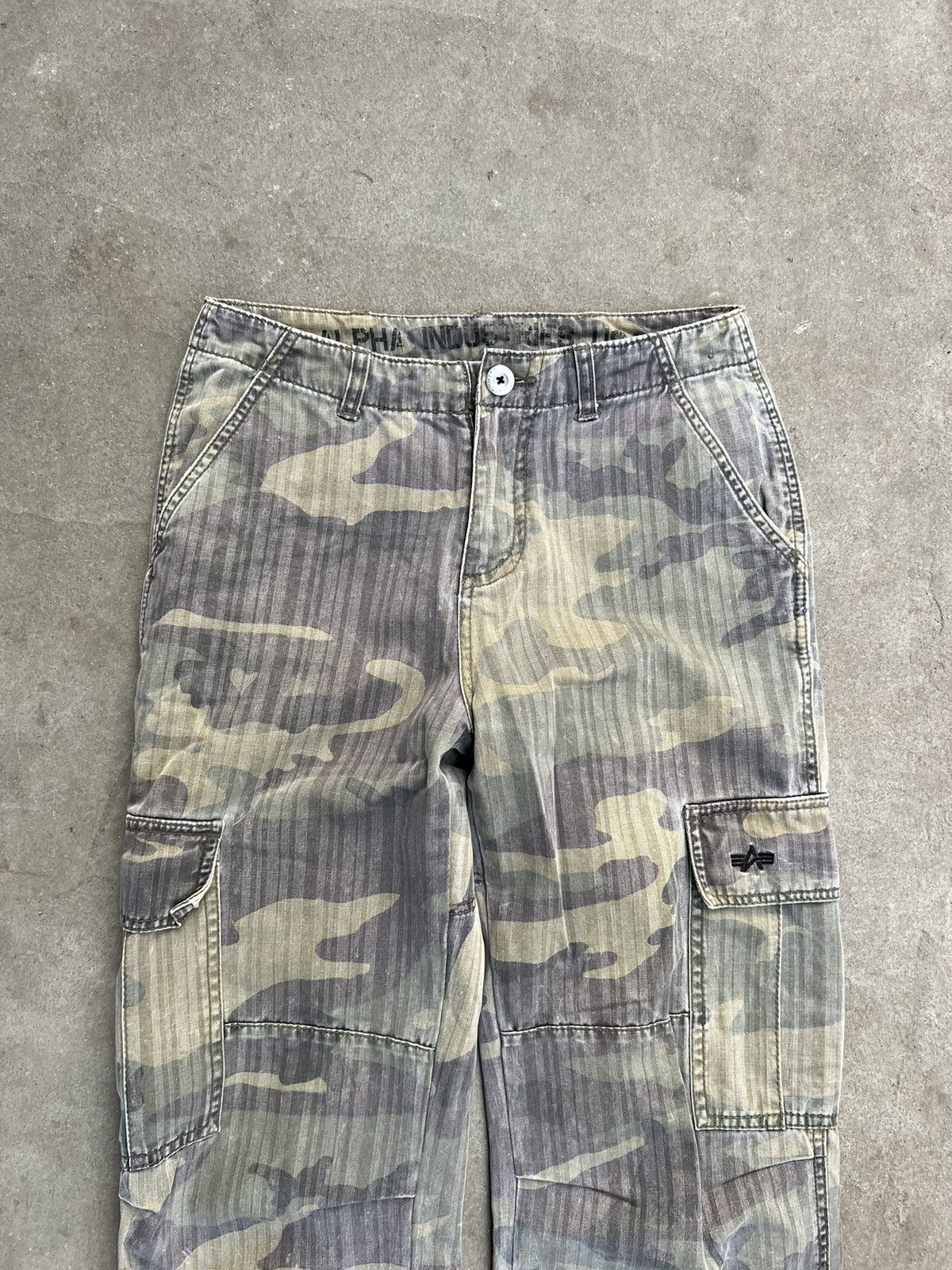 Alpha Industries Vintage Alpha Industries Tactical Military Cargo Pants Size US 28 / EU 44 - 3 Thumbnail