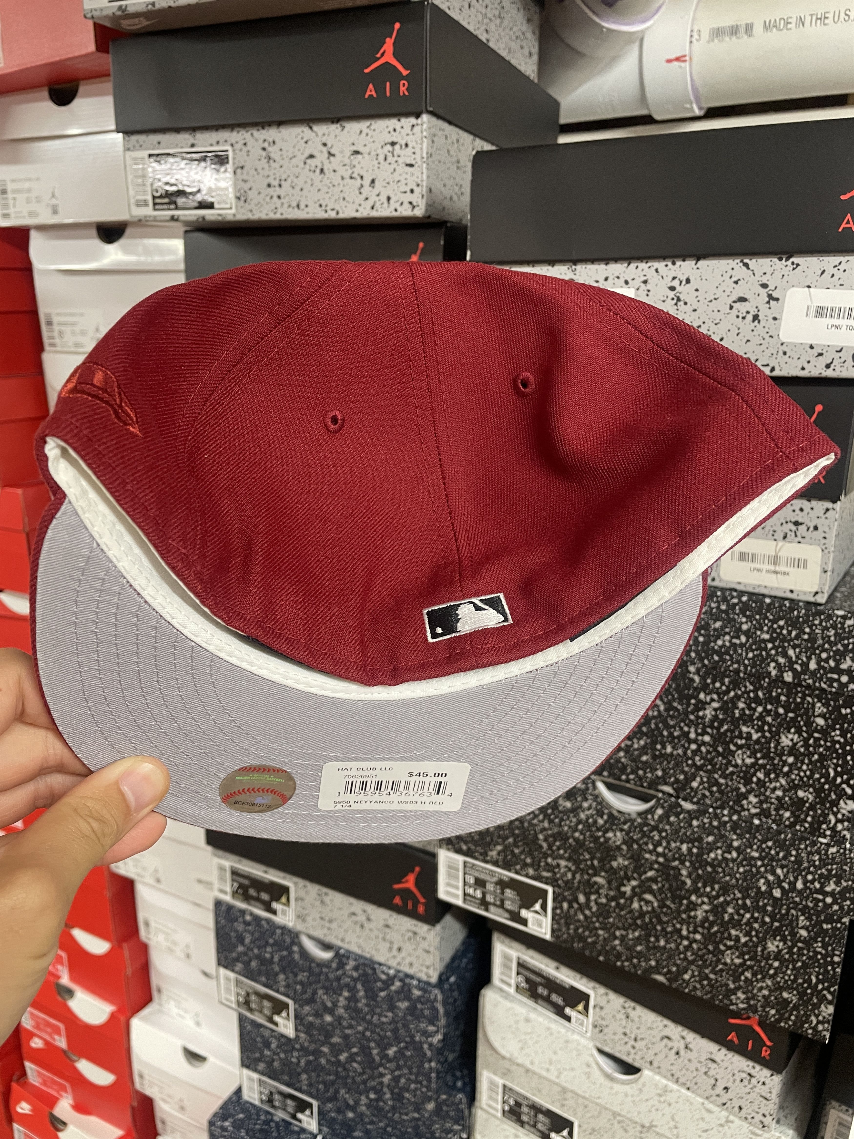 MLB × New Era 7 1/4 Hatclub Exclusive Aux Pack New York Yankees Cardinal Size ONE SIZE - 4 Thumbnail