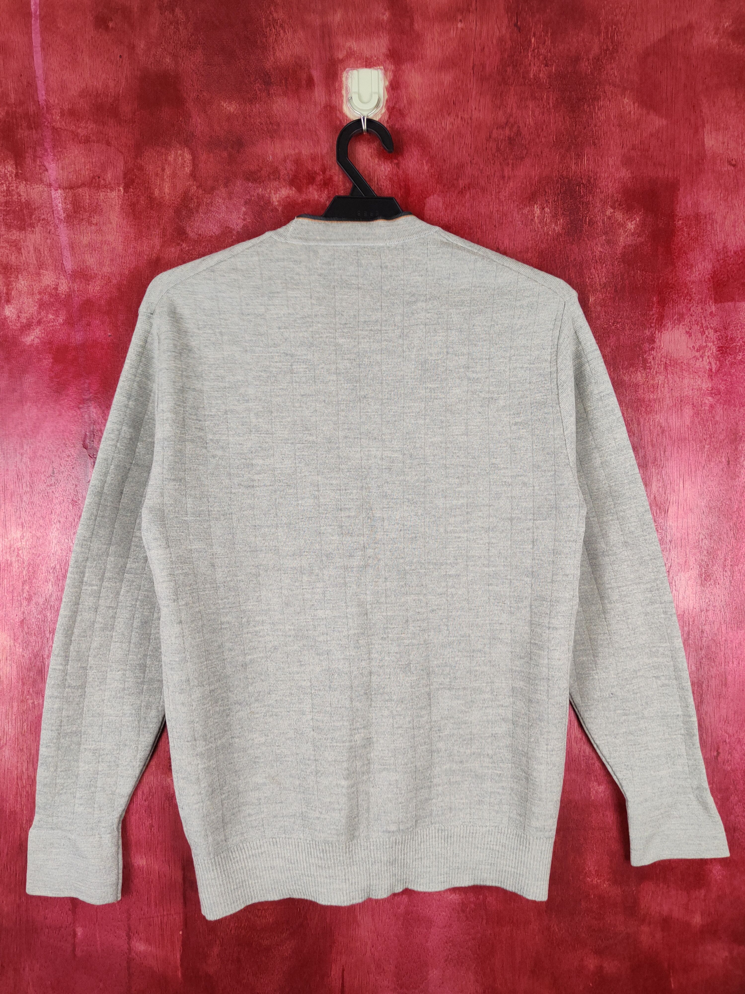 Japanese Brand × Vintage Hitman Tokyo Gray cardigan japan Knitwear #5259 Size US M / EU 48-50 / 2 - 7 Thumbnail