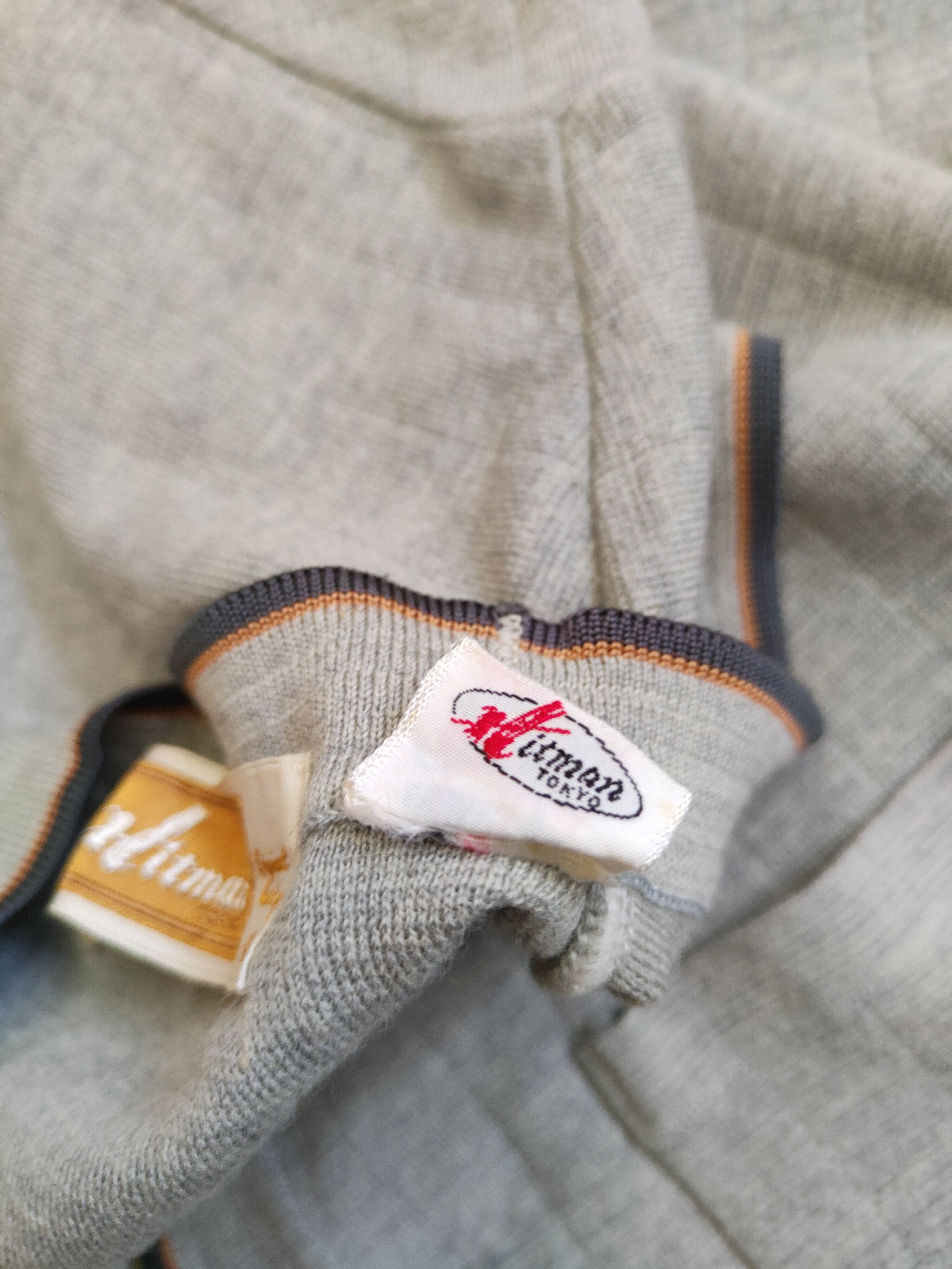 Japanese Brand × Vintage Hitman Tokyo Gray cardigan japan Knitwear #5259 Size US M / EU 48-50 / 2 - 10 Thumbnail