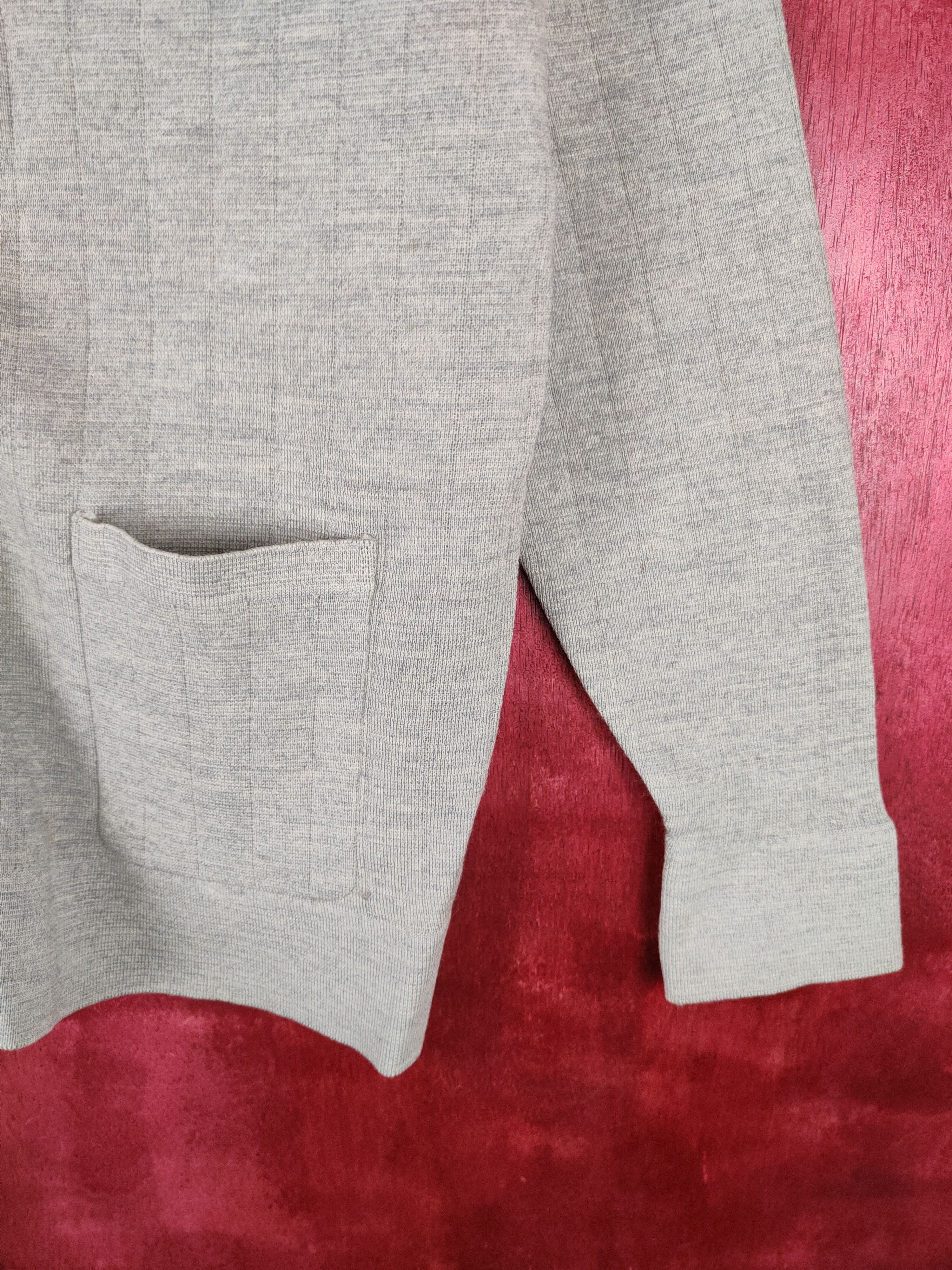 Japanese Brand × Vintage Hitman Tokyo Gray cardigan japan Knitwear #5259 Size US M / EU 48-50 / 2 - 4 Thumbnail