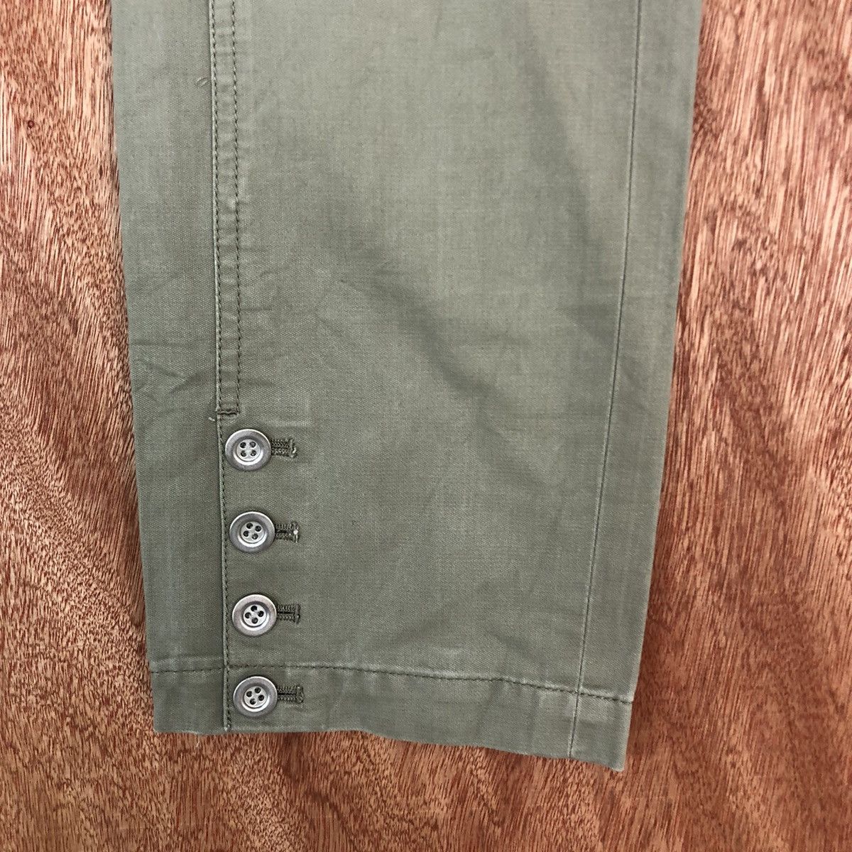 Japanese Brand Human Woman Grey cropped Straight Pants #c822 Size 30" / US 8 / IT 44 - 5 Thumbnail