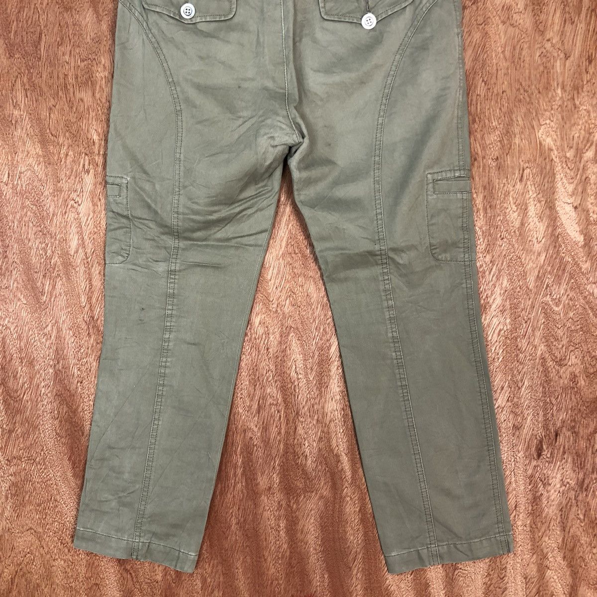 Japanese Brand Human Woman Grey cropped Straight Pants #c822 Size 30" / US 8 / IT 44 - 11 Thumbnail