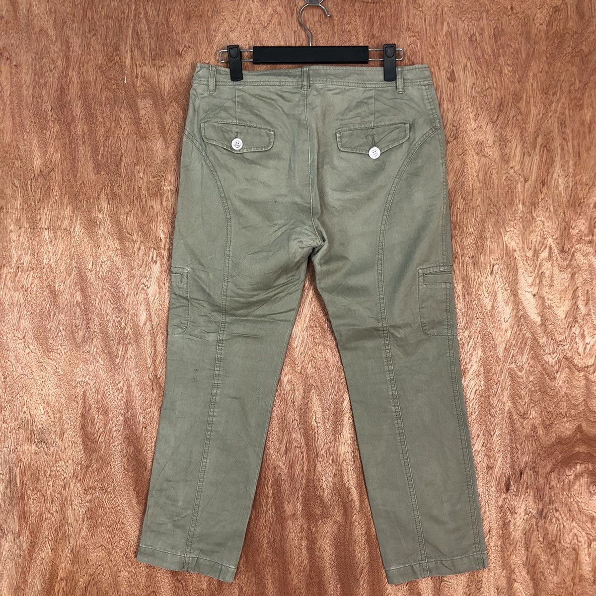 Japanese Brand Human Woman Grey cropped Straight Pants #c822 Size 30" / US 8 / IT 44 - 9 Thumbnail