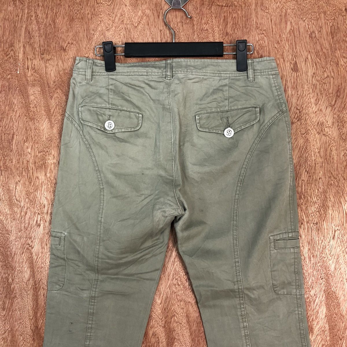 Japanese Brand Human Woman Grey cropped Straight Pants #c822 Size 30" / US 8 / IT 44 - 10 Thumbnail