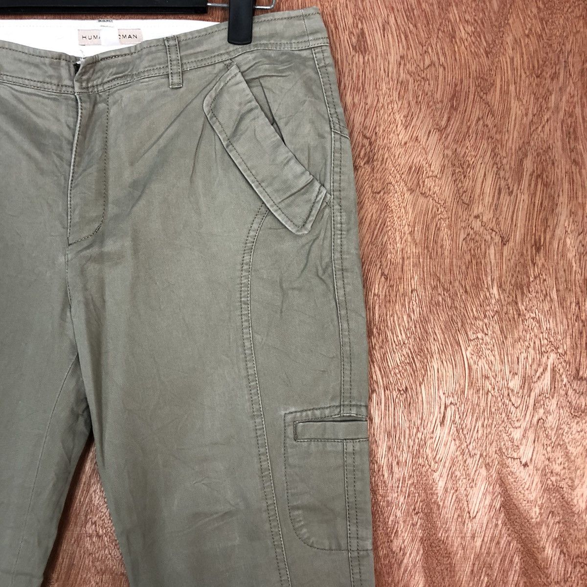 Japanese Brand Human Woman Grey cropped Straight Pants #c822 Size 30" / US 8 / IT 44 - 6 Thumbnail
