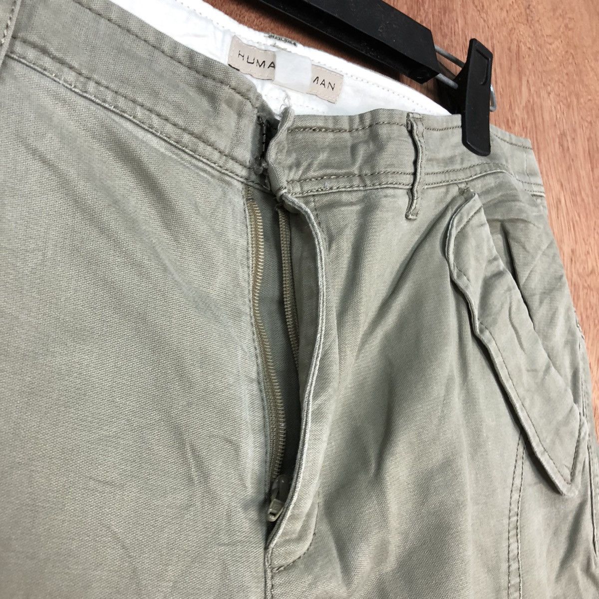 Japanese Brand Human Woman Grey cropped Straight Pants #c822 Size 30" / US 8 / IT 44 - 8 Thumbnail