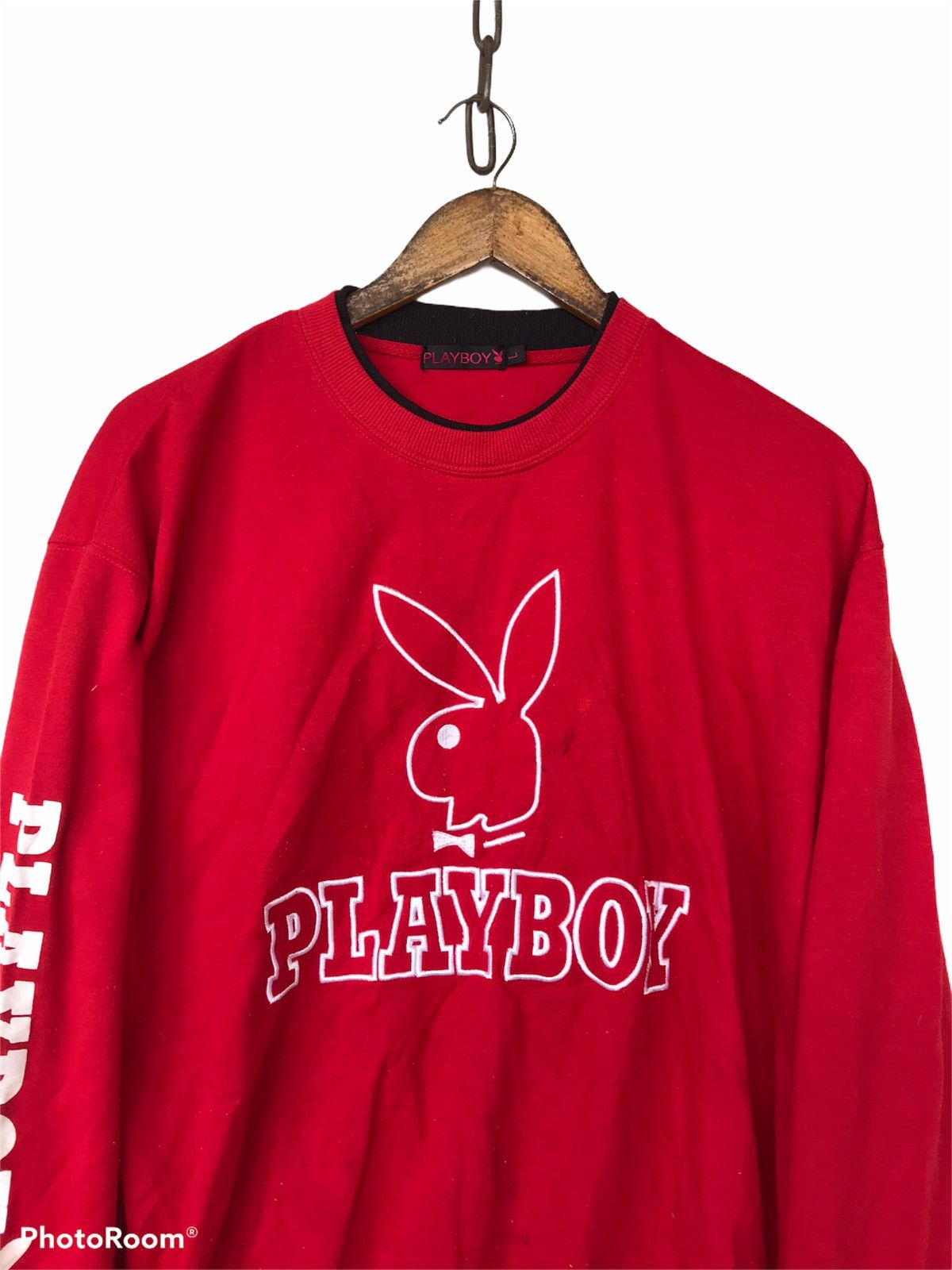Playboy × Vintage Vintage Playboy Sweathirt Big Logo Size US L / EU 52-54 / 3 - 2 Thumbnail
