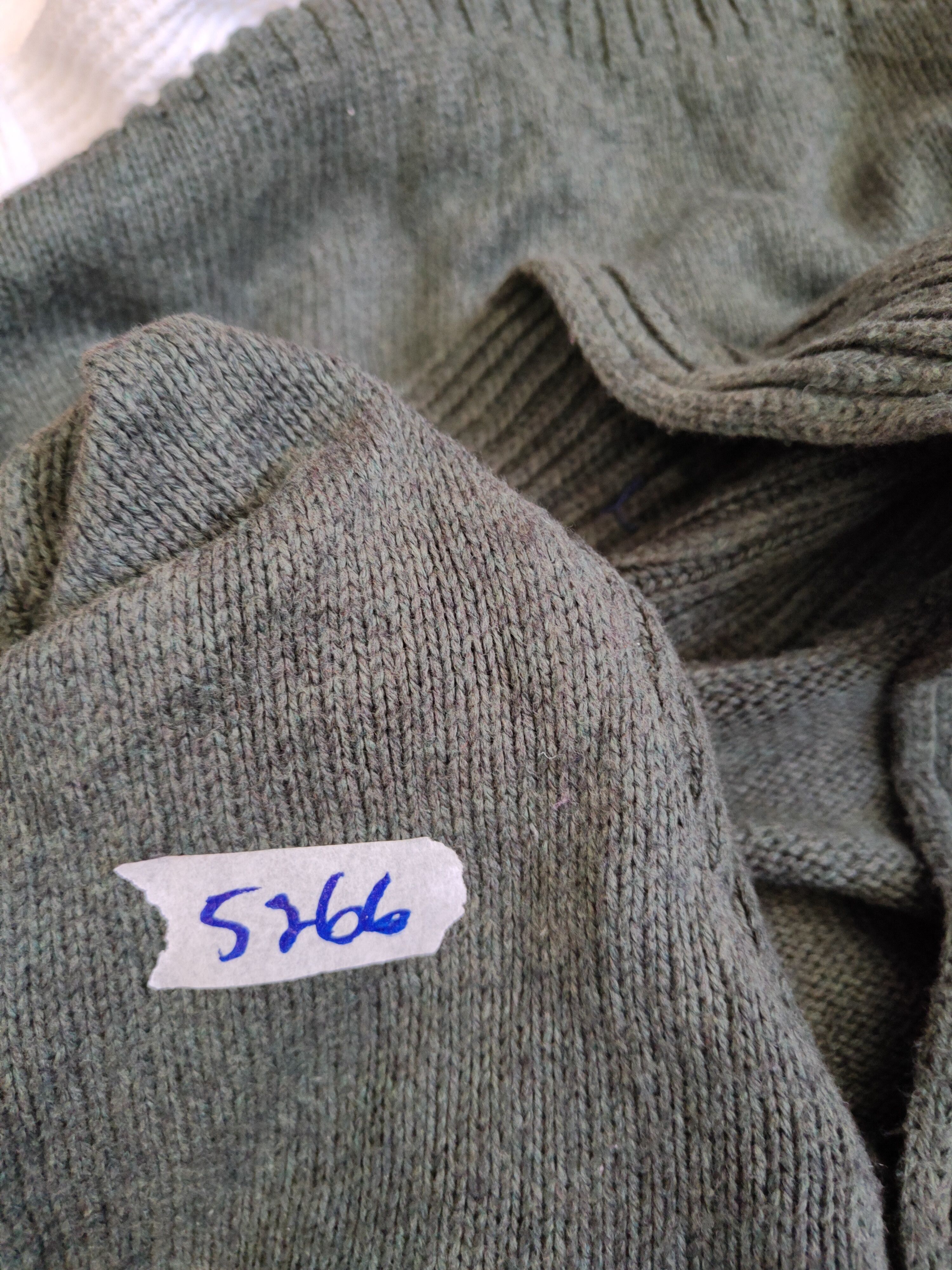 Homespun Knitwear × Japanese Brand Japanese Brand Dark Green Knitwear cardigan #5266 Size US L / EU 52-54 / 3 - 9 Thumbnail