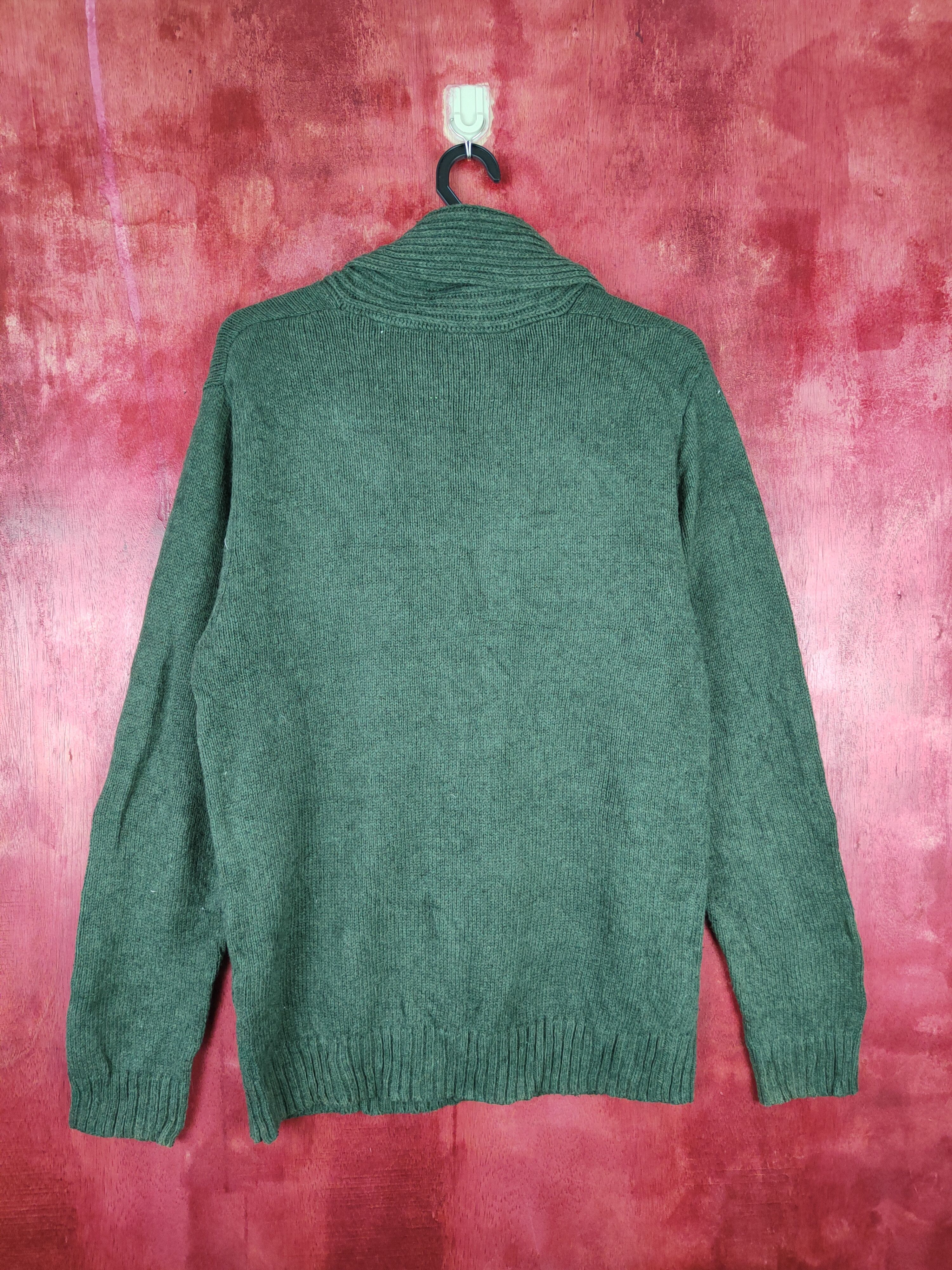 Homespun Knitwear × Japanese Brand Japanese Brand Dark Green Knitwear cardigan #5266 Size US L / EU 52-54 / 3 - 5 Thumbnail