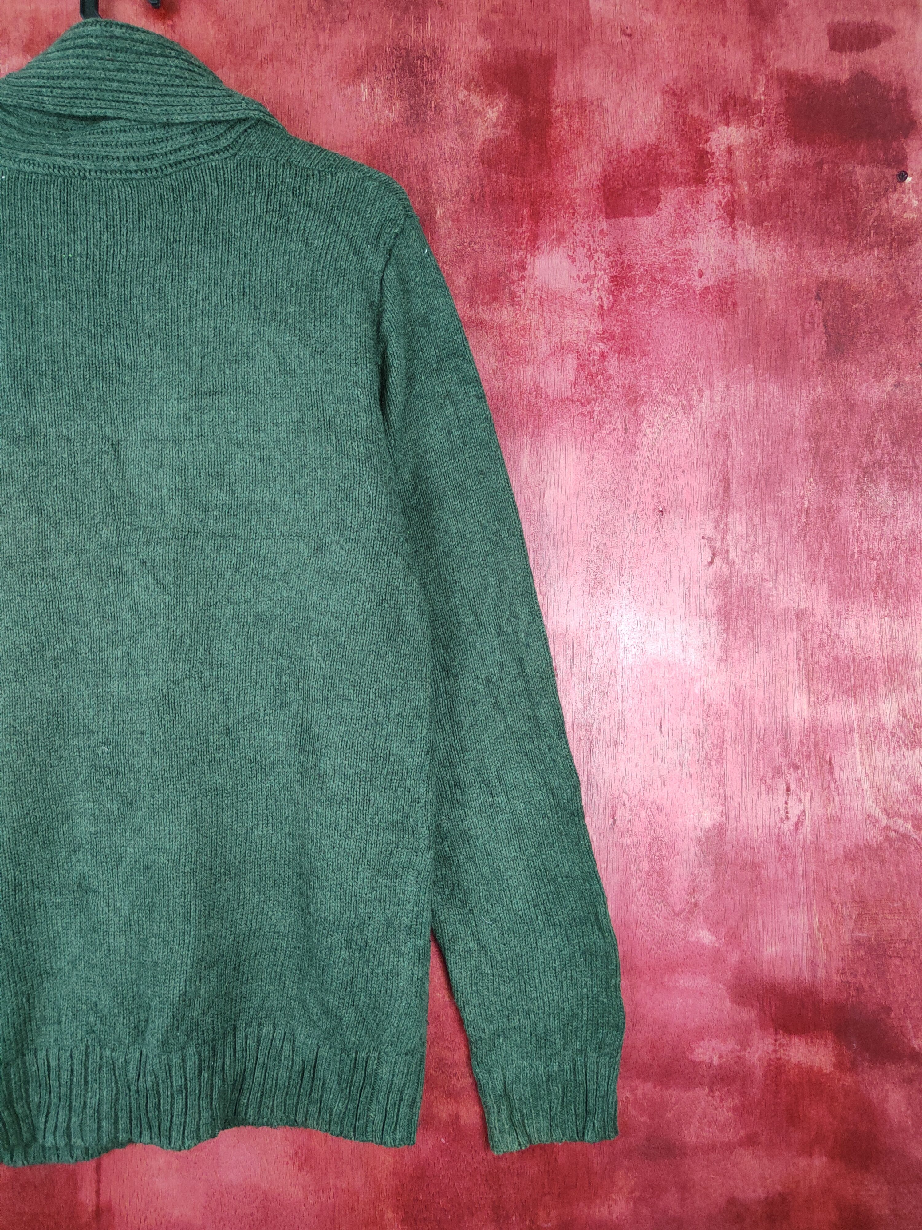 Homespun Knitwear × Japanese Brand Japanese Brand Dark Green Knitwear cardigan #5266 Size US L / EU 52-54 / 3 - 7 Thumbnail