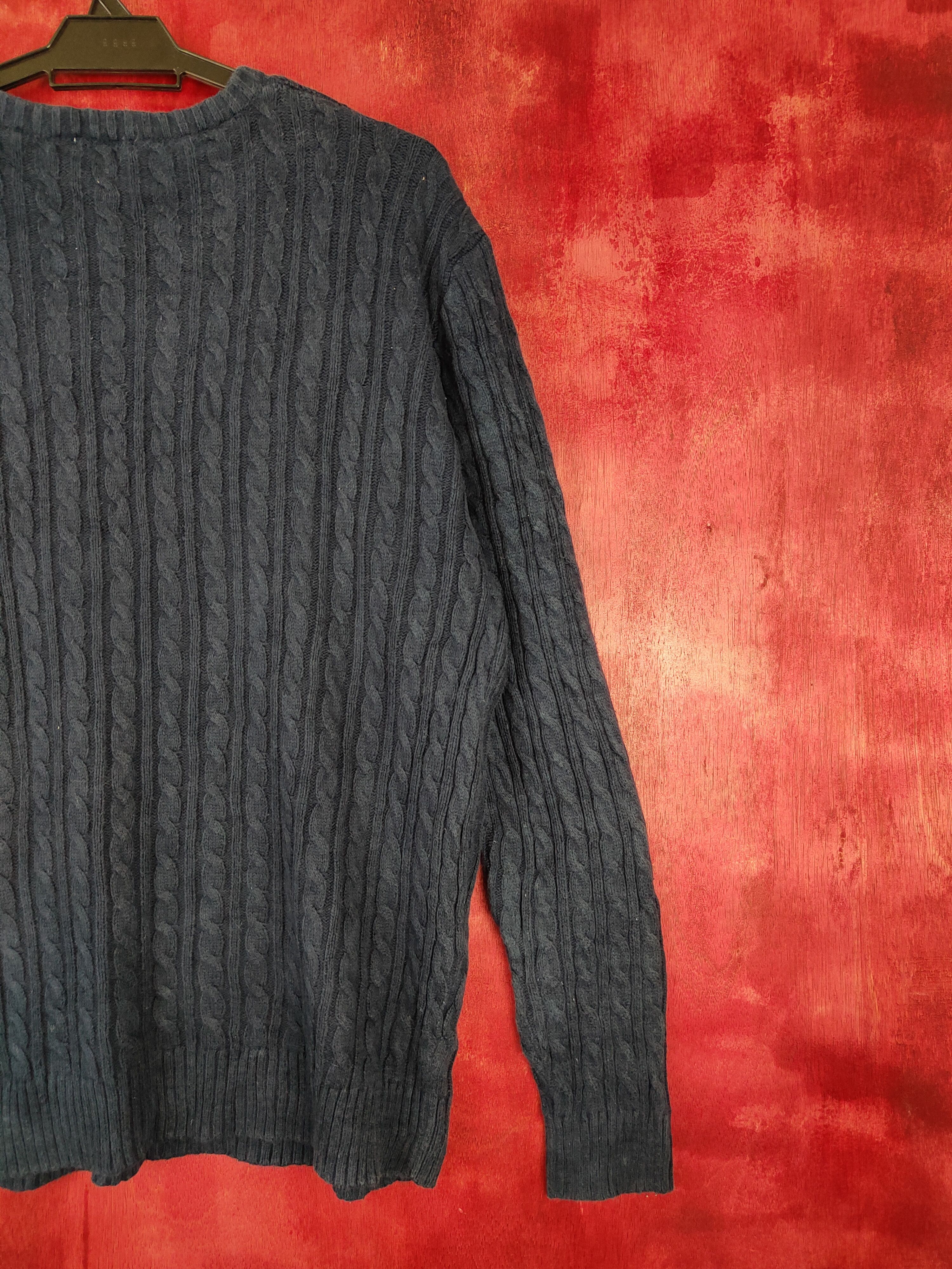 Homespun Knitwear × Japanese Brand GU Dark Blue Knitwear #5275 Size US L / EU 52-54 / 3 - 7 Thumbnail