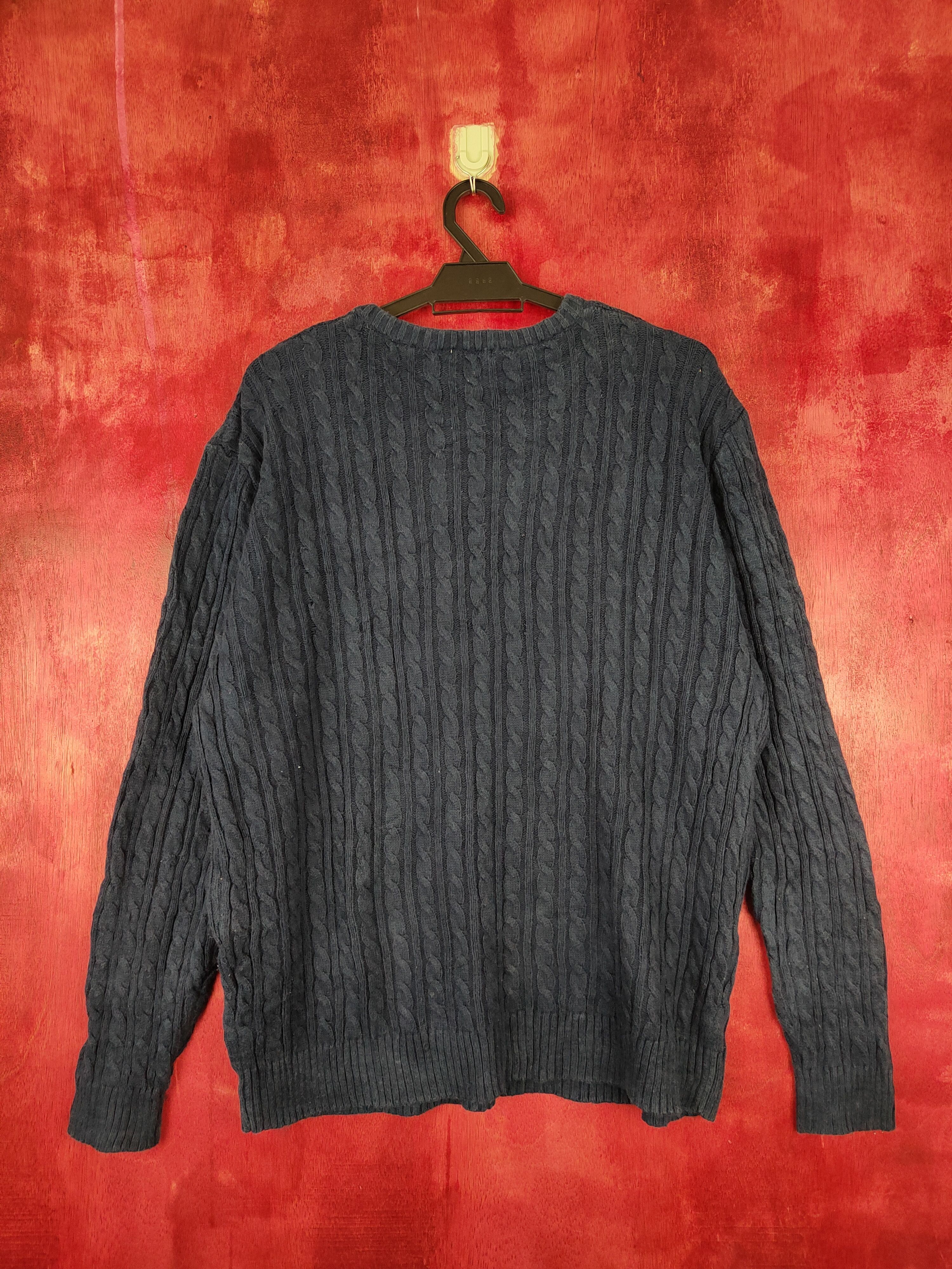 Homespun Knitwear × Japanese Brand GU Dark Blue Knitwear #5275 Size US L / EU 52-54 / 3 - 5 Thumbnail