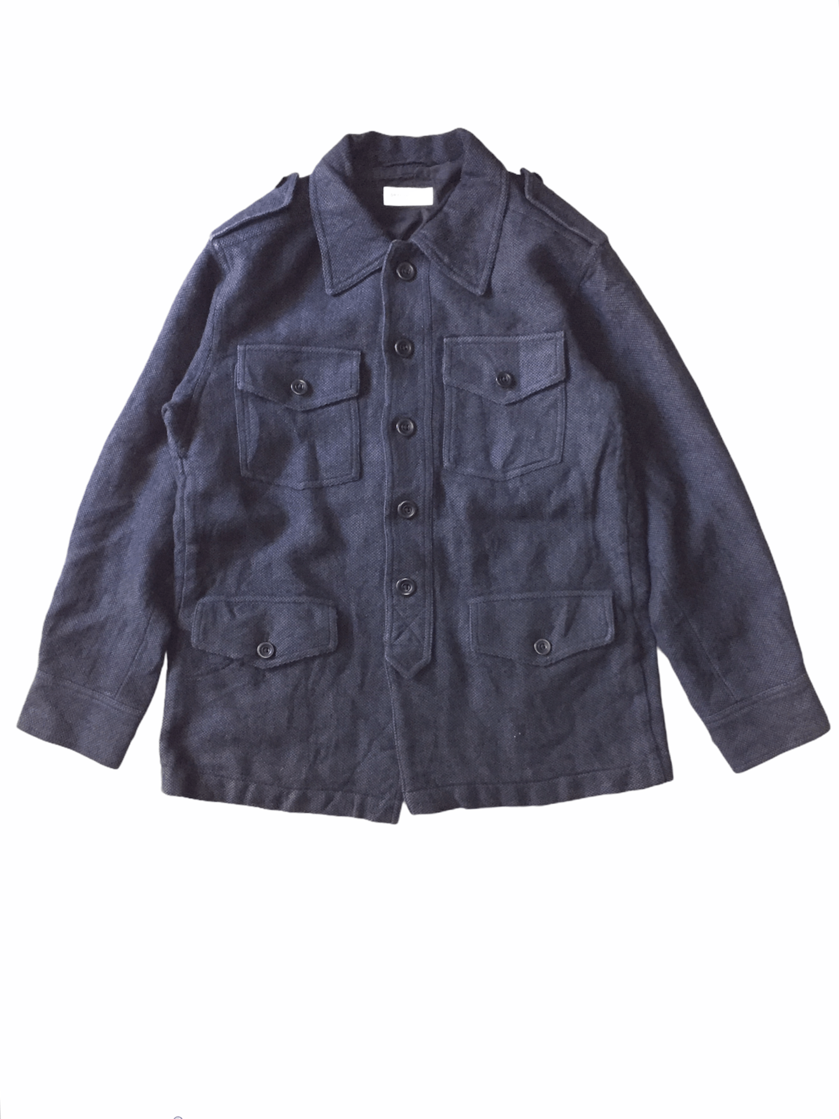 Dries Van Noten M65 Linen wool blend multibutton jacket Size US S / EU 44-46 / 1 - 1 Thumbnail