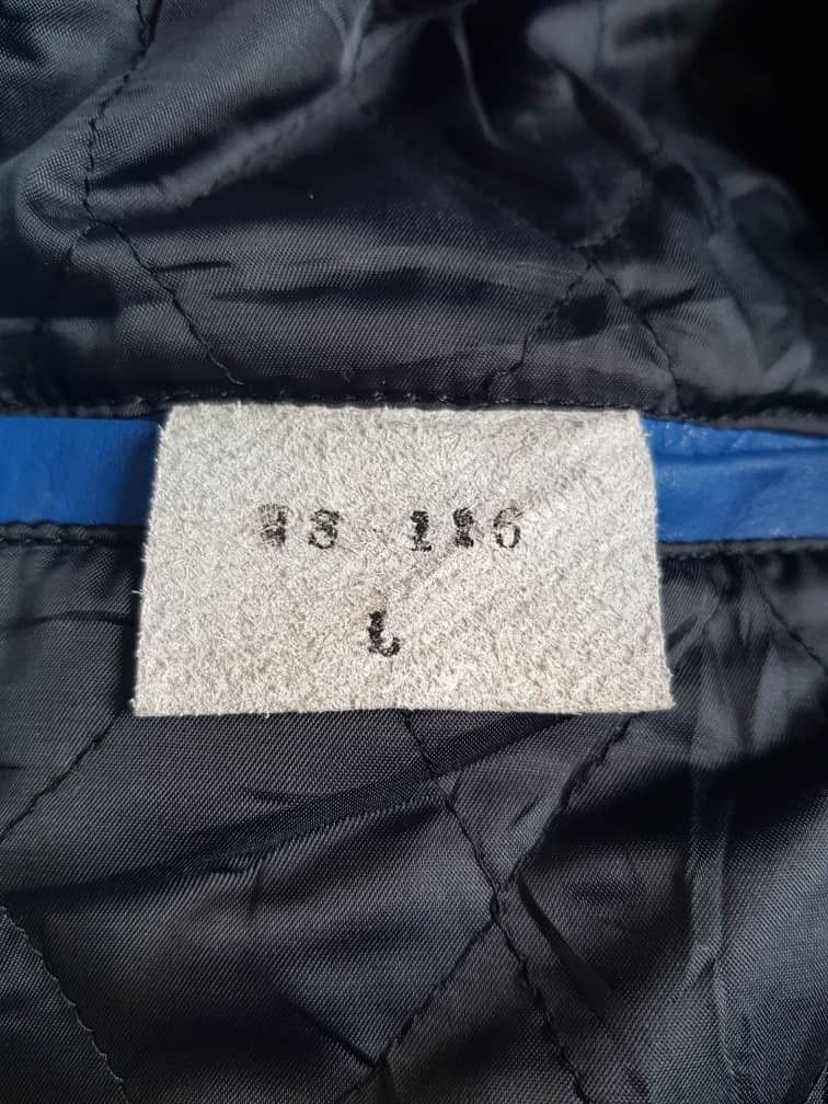 Designer Rare 💥💥Real Leather Jacket Britain Flag Size US M / EU 48-50 / 2 - 9 Thumbnail