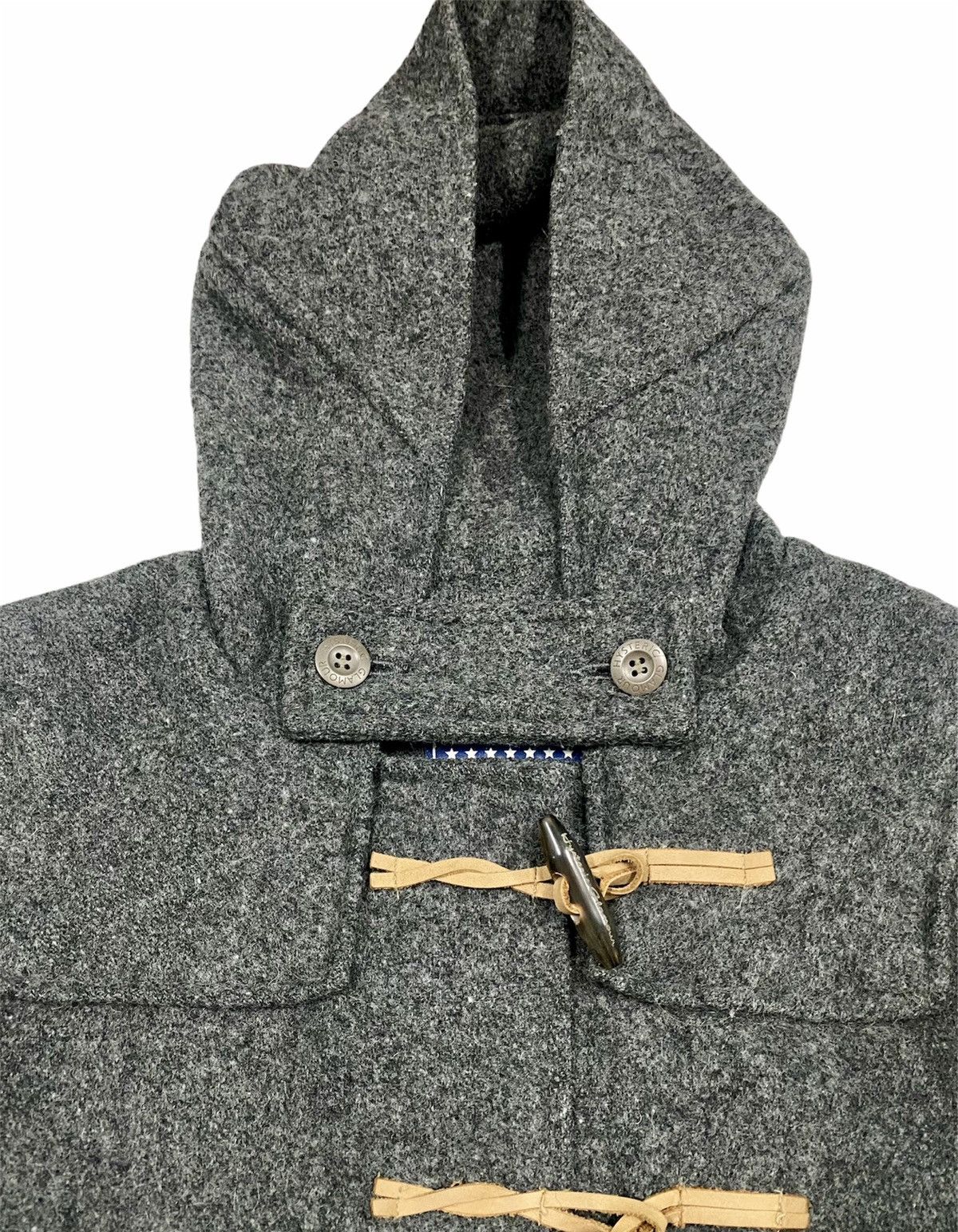 Designer × Hysteric Glamour 🔥VINTAGE HYSTERIC GLAMOUR 69-70 DUFFLE WOOL WITH PATCHES Size US M / EU 48-50 / 2 - 5 Thumbnail