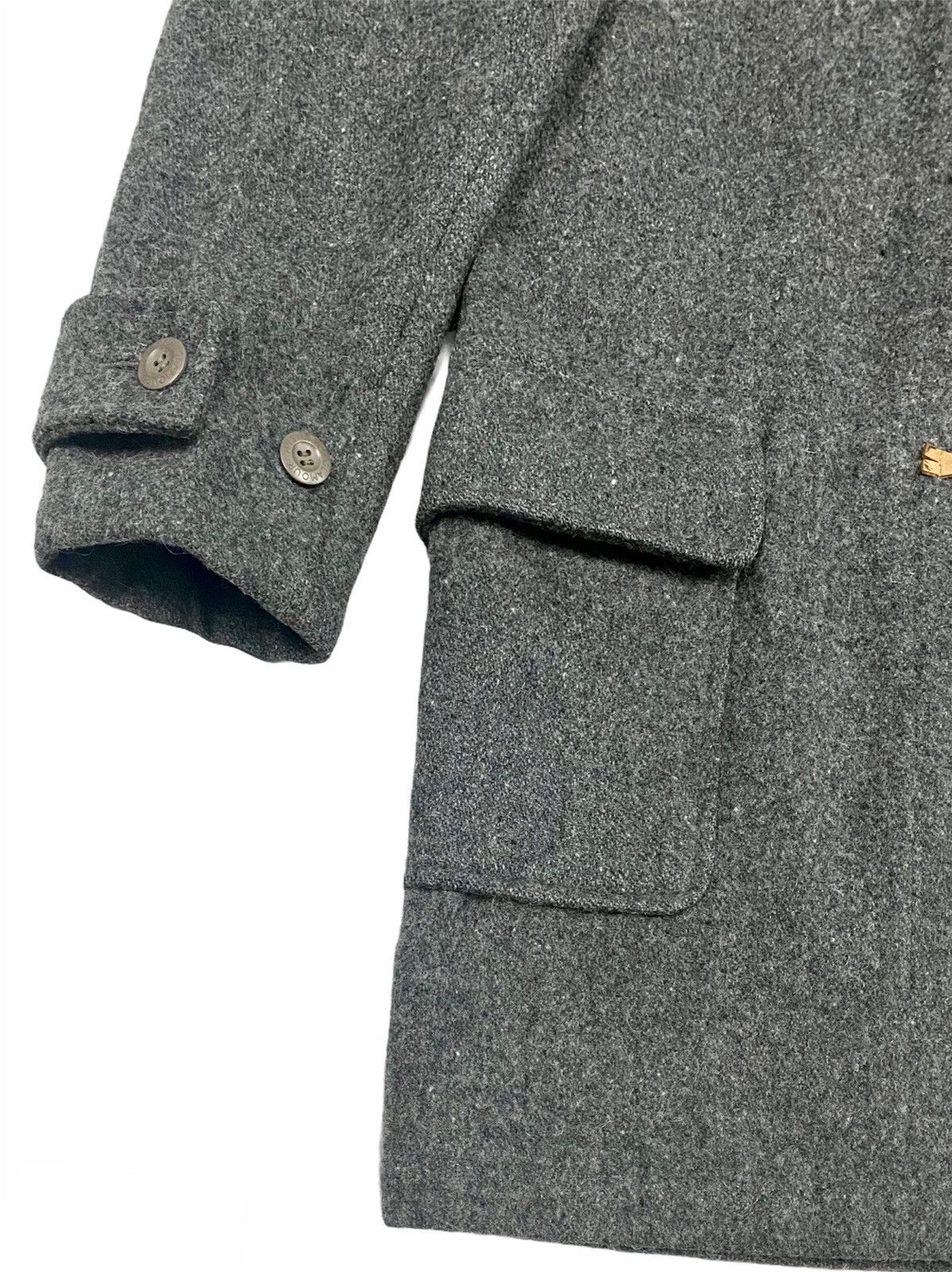 Designer × Hysteric Glamour 🔥VINTAGE HYSTERIC GLAMOUR 69-70 DUFFLE WOOL WITH PATCHES Size US M / EU 48-50 / 2 - 14 Thumbnail