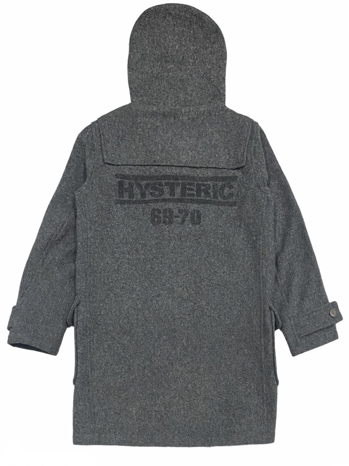 Designer × Hysteric Glamour 🔥VINTAGE HYSTERIC GLAMOUR 69-70 DUFFLE WOOL WITH PATCHES Size US M / EU 48-50 / 2 - 3 Thumbnail