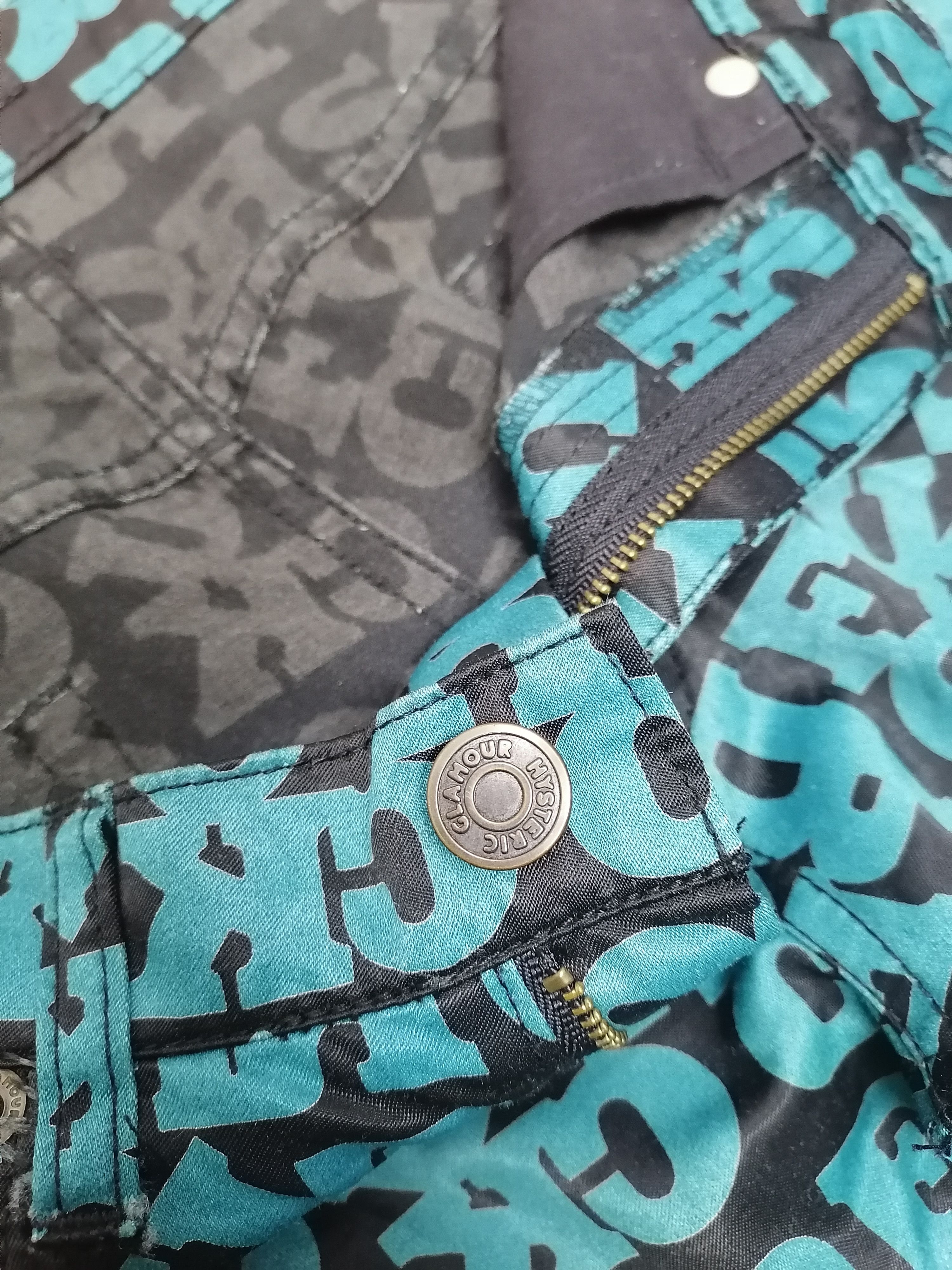 Hysteric Glamour × Japanese Brand Hysteric Glamour Fuck Rock Full Spell Out Pants Size US 29 - 4 Thumbnail