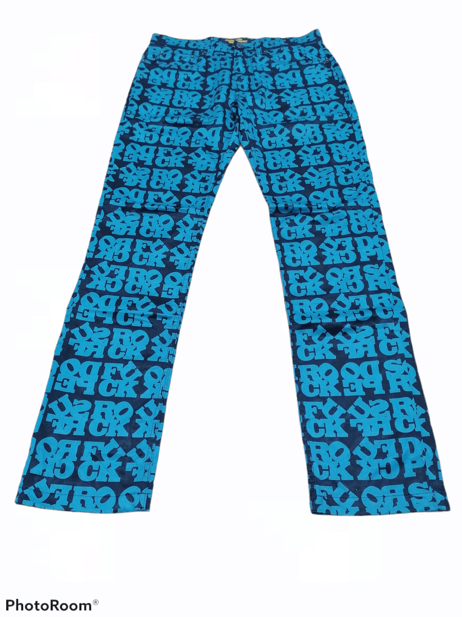 Hysteric Glamour × Japanese Brand Hysteric Glamour Fuck Rock Full Spell Out Pants Size US 29 - 2 Thumbnail