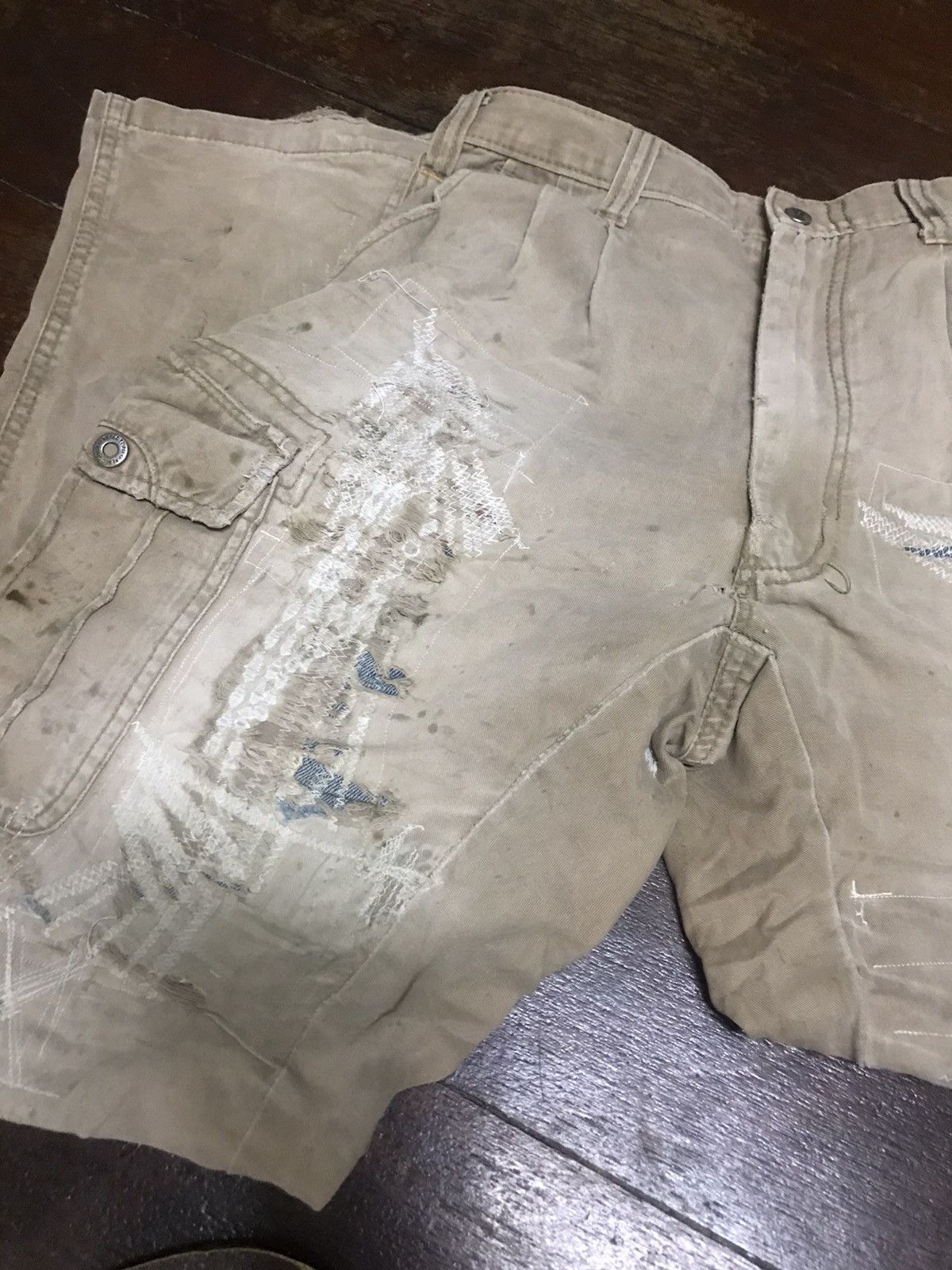 Japanese Brand cargo pants distressed Japanese brand Size US 30 / EU 46 - 3 Thumbnail