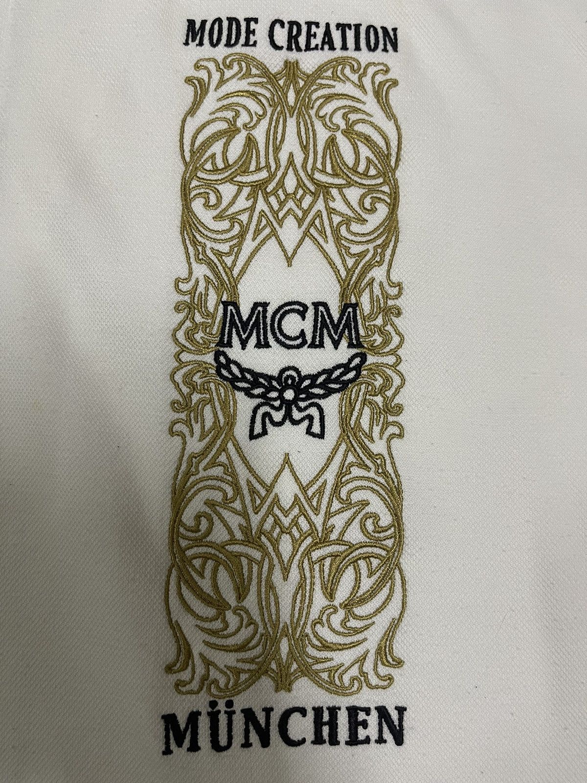 MCM Vintage MCM Embroidery Logo Half Zipper Jacket Size US L / EU 52-54 / 3 - 8 Thumbnail