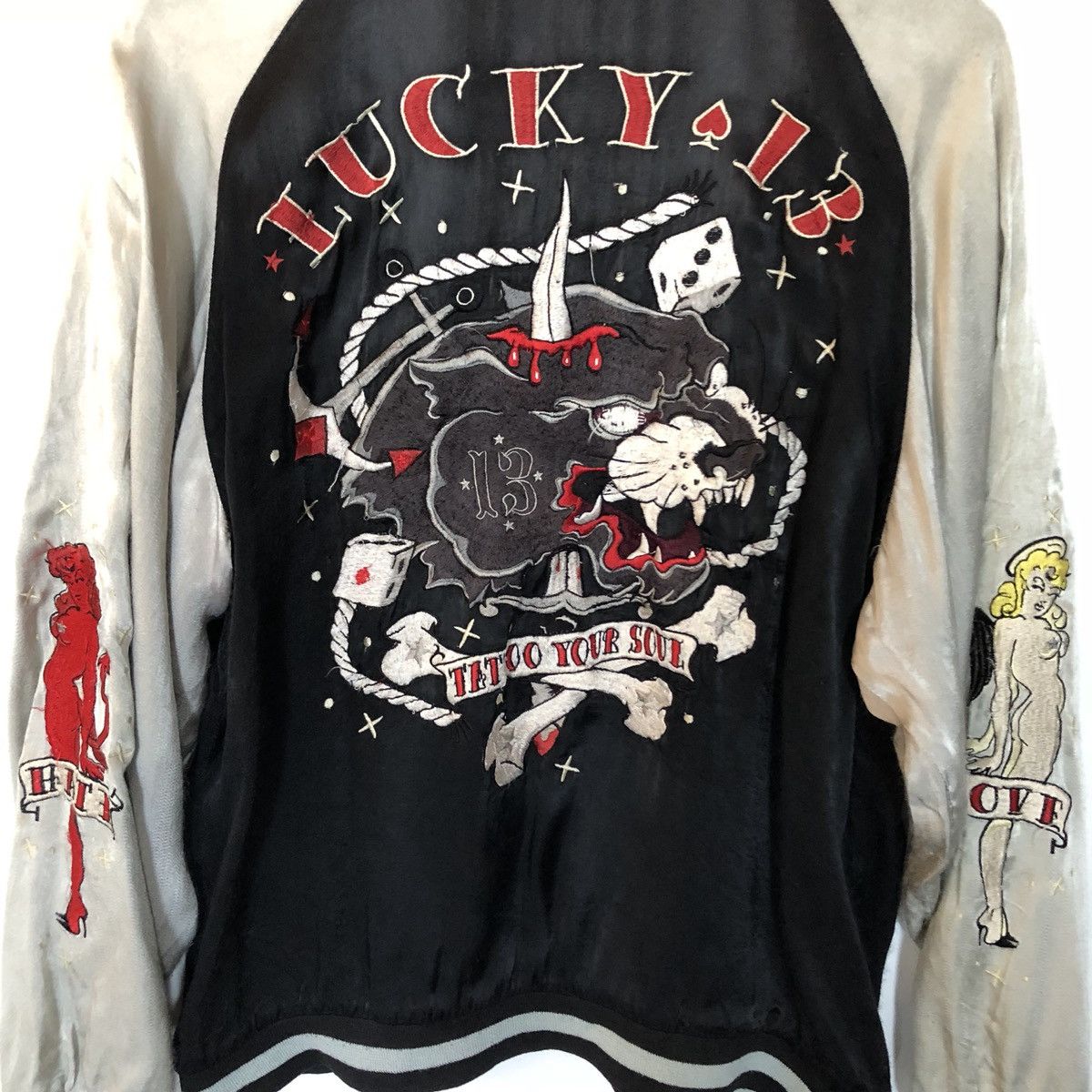 Other Sukajan Japan Reversible Embroidery Rayon Jacket Size US M / EU 48-50 / 2 - 3 Thumbnail