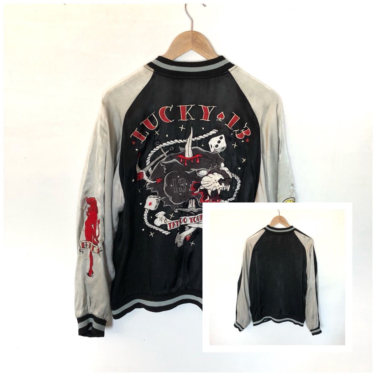 Other Sukajan Japan Reversible Embroidery Rayon Jacket Size US M / EU 48-50 / 2 - 1 Thumbnail